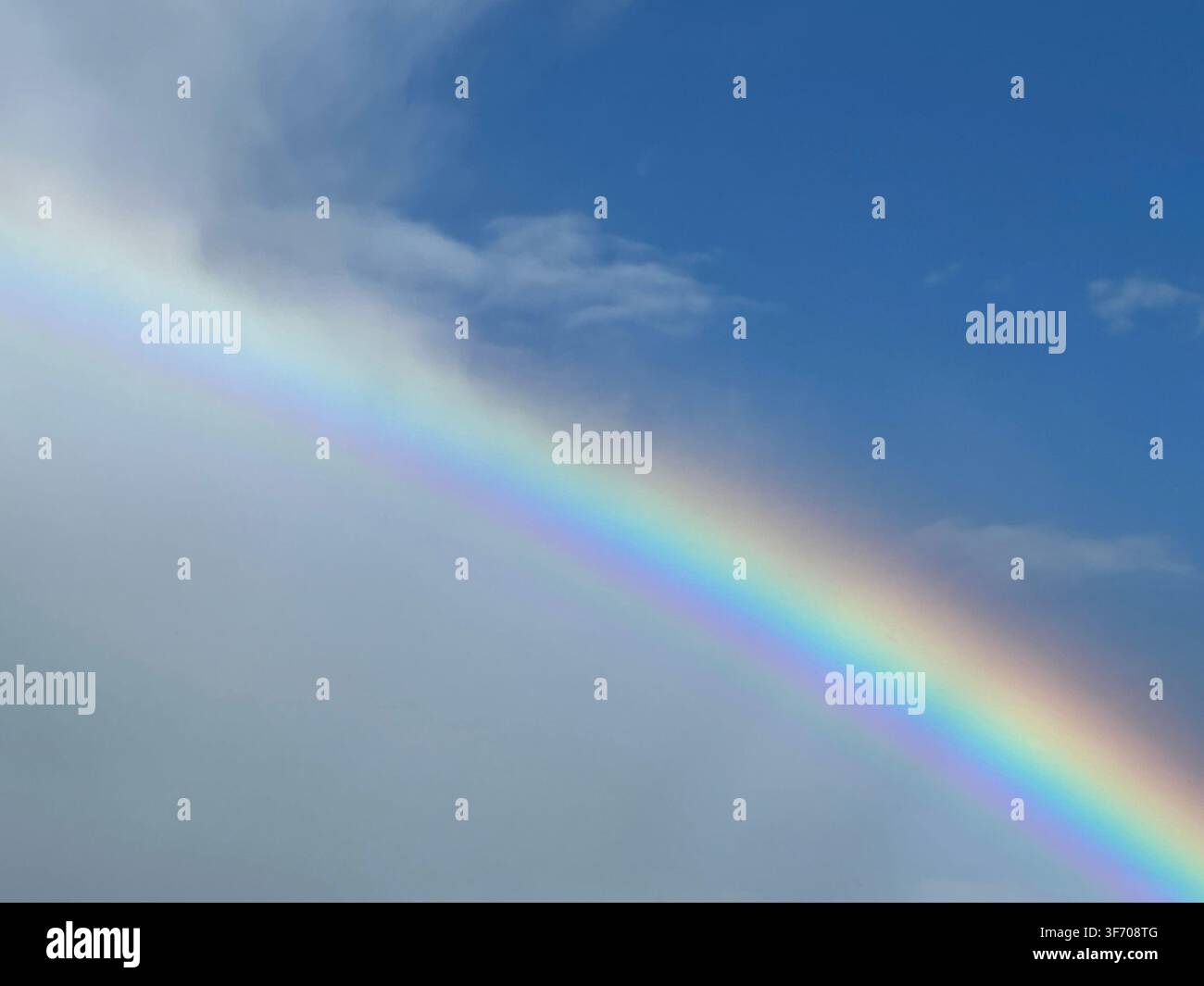 rainbow in the sky Stock Photo