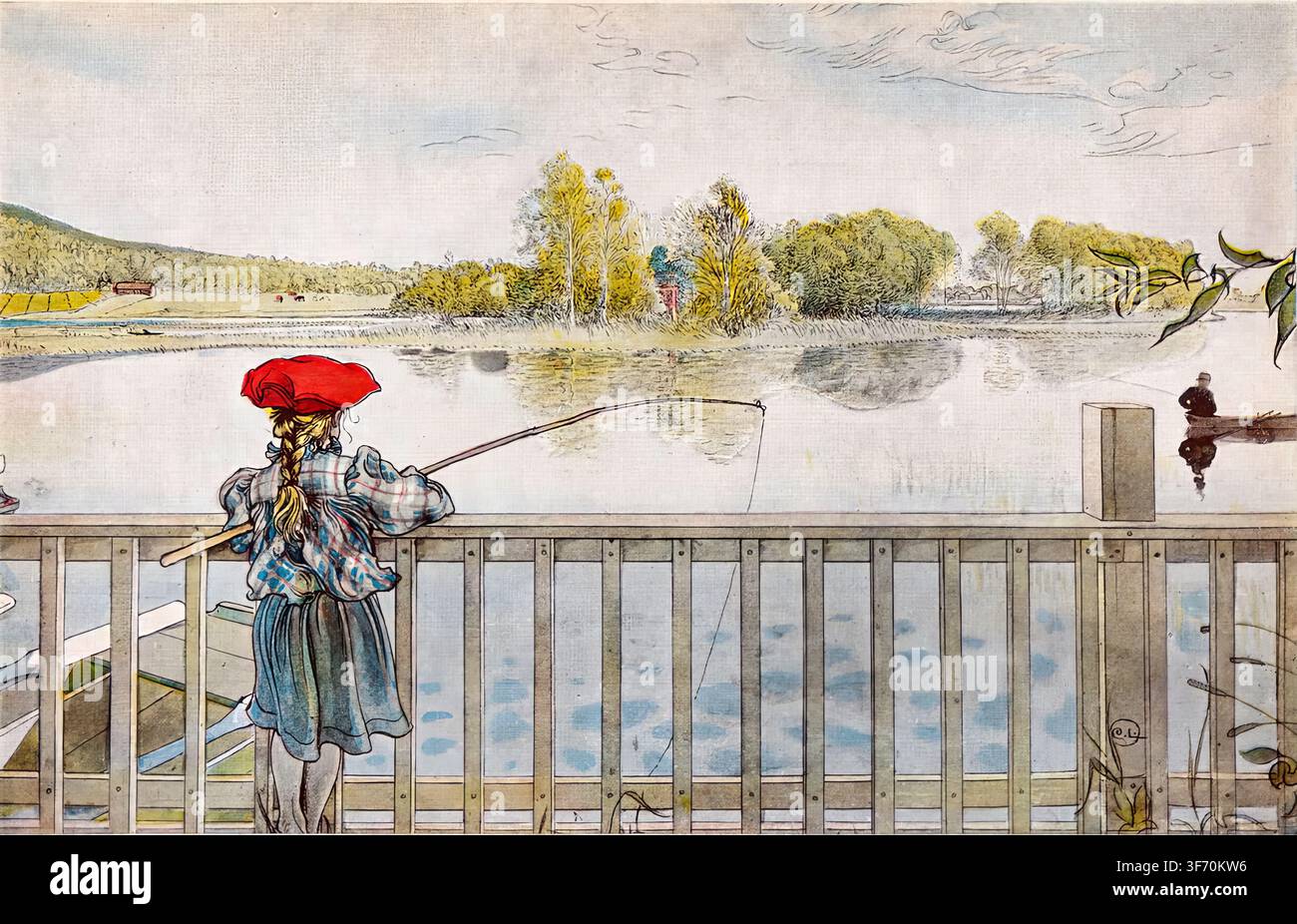 Carl Larsson Lisbeth Metar Lisbeth Fishing 1898 Stock Photo Alamy carl-larsson-lisbeth-metar-lisbeth-fishing-1898-stock-photo-alamy