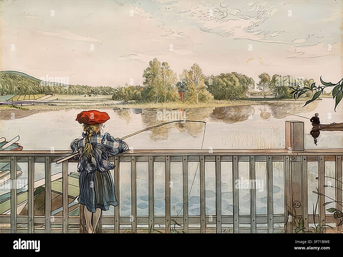 Carl Larsson Lisbeth Metar Lisbeth Fishing 1898 Stock Photo Alamy carl-larsson-lisbeth-metar-lisbeth-fishing-1898-stock-photo-alamy