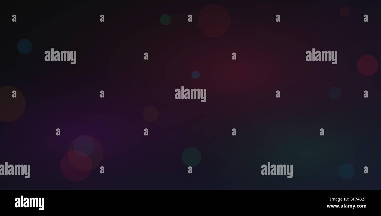 Abstract dark background with soft glowing bokeh lights and subtle colorful gradients for modern digital design and creative projects Stock Vector