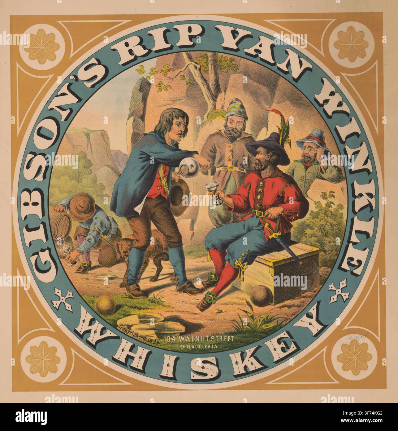 Rip van winkle illustration hi-res stock photography and images