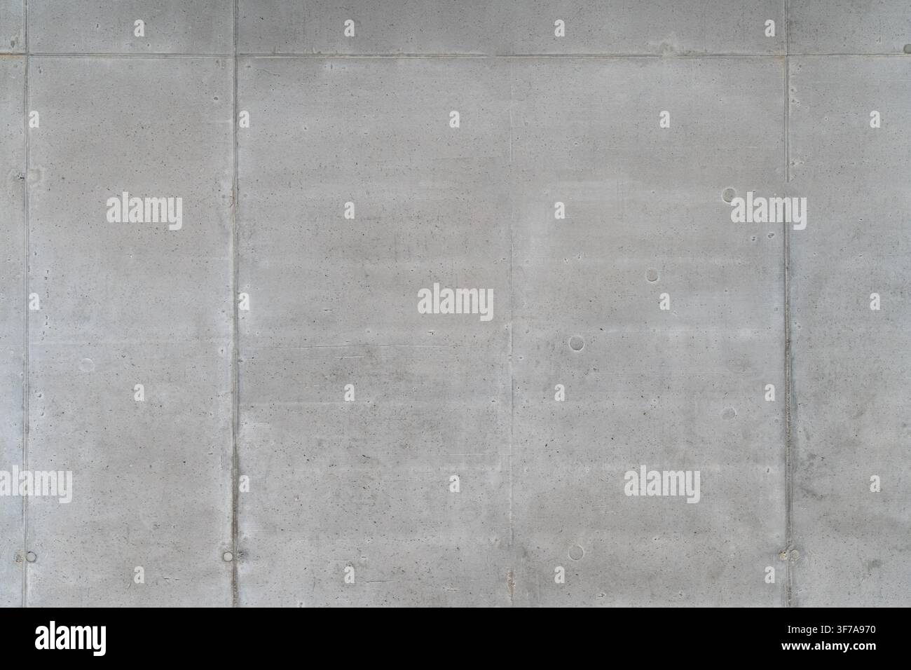 Texture – solid, modern concrete wall and floor in modern architecture. Stock Photo