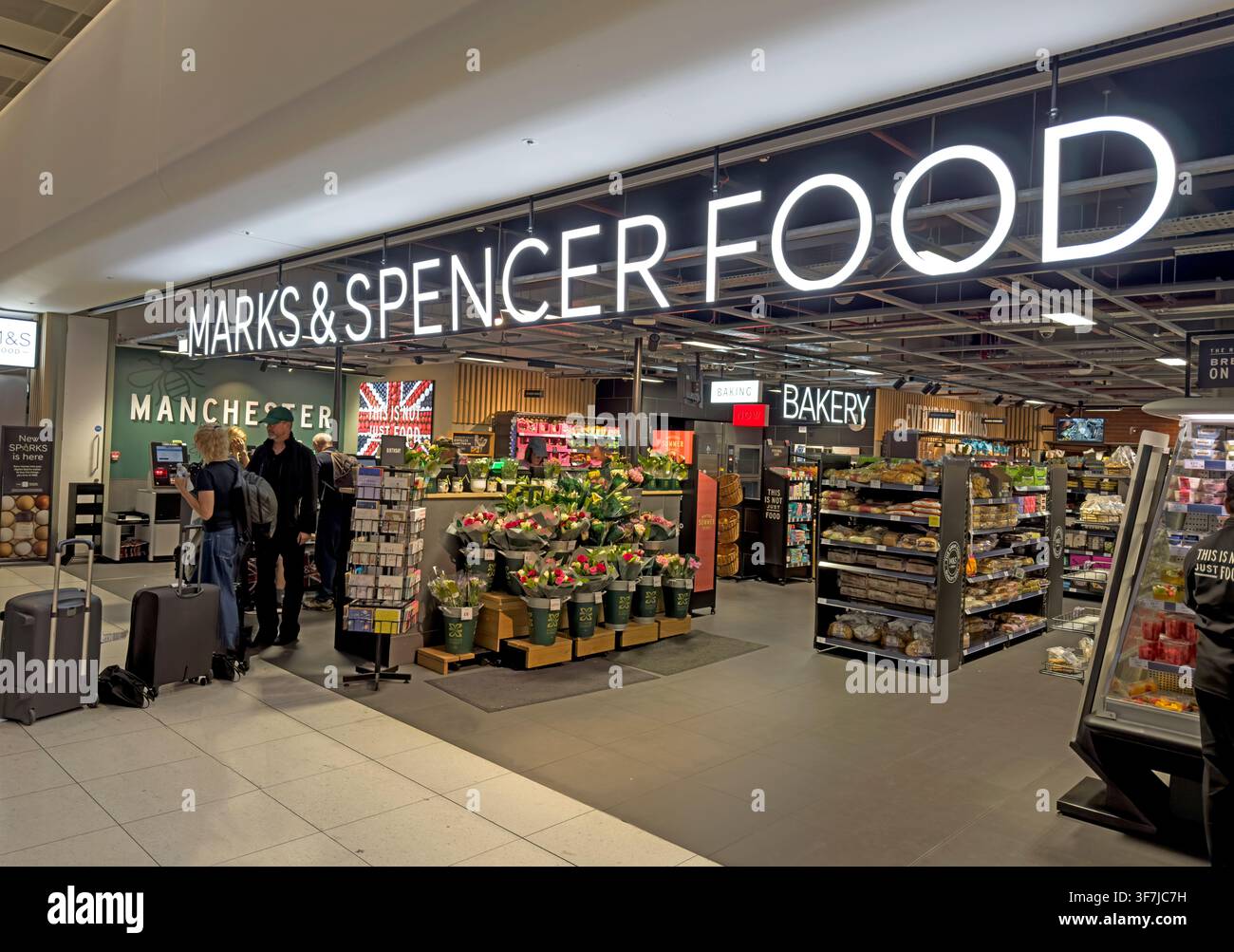 MS food Manchester Airport arrivals terminal 2 Stock Photo