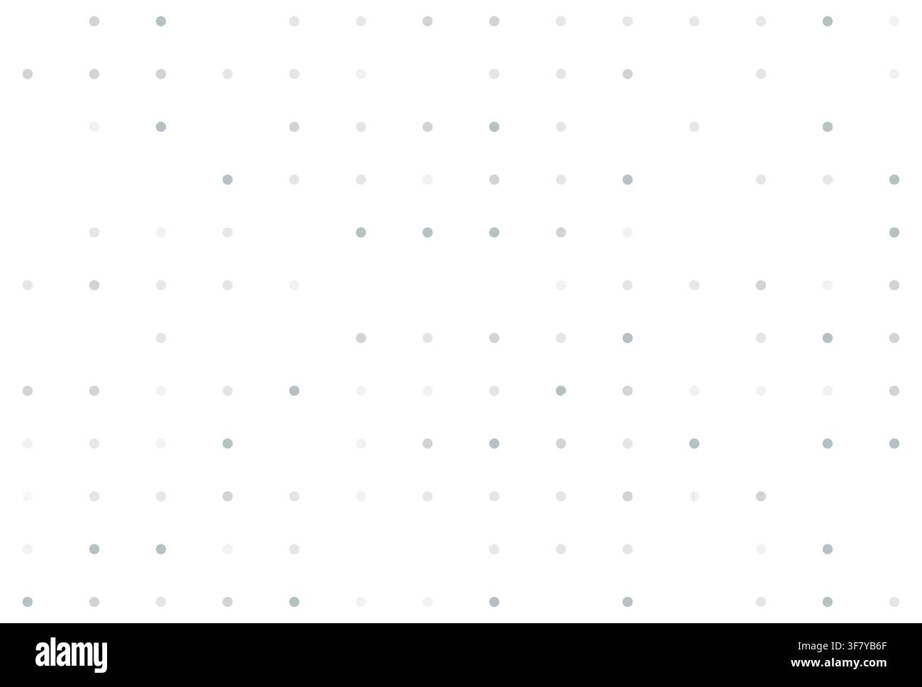 Abstract Seamless White Tech Dot Grid Pattern Background Stock Vector