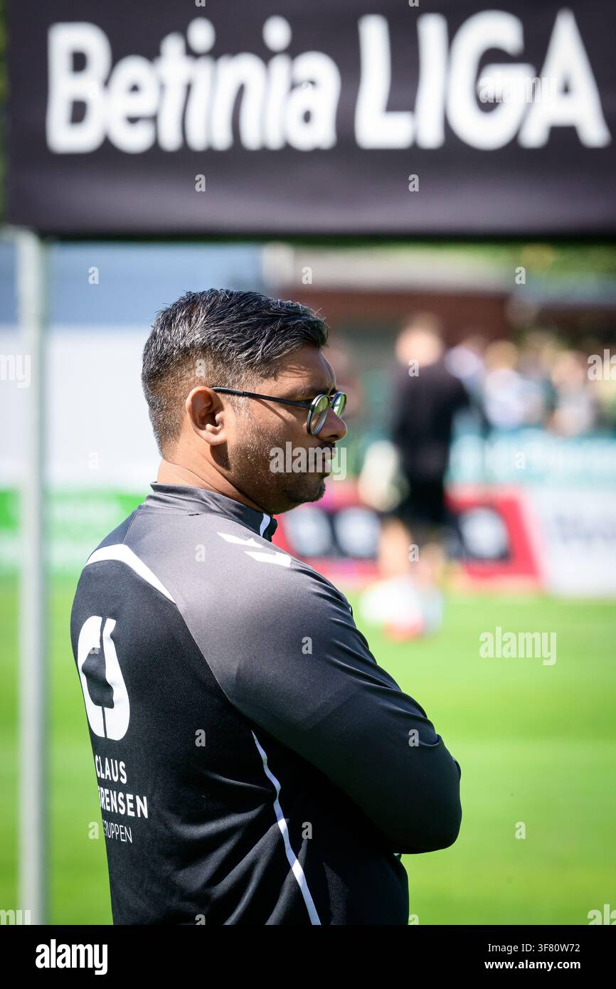 Hvidovre, Denmark. 09th, August 2026. Head coach Sancheev Manoharan of ...