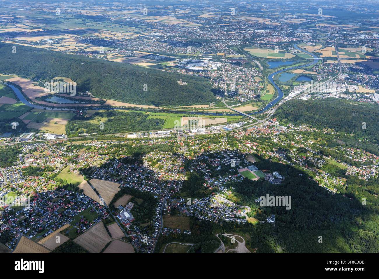Germany aerial map hi-res stock photography and images - Alamy