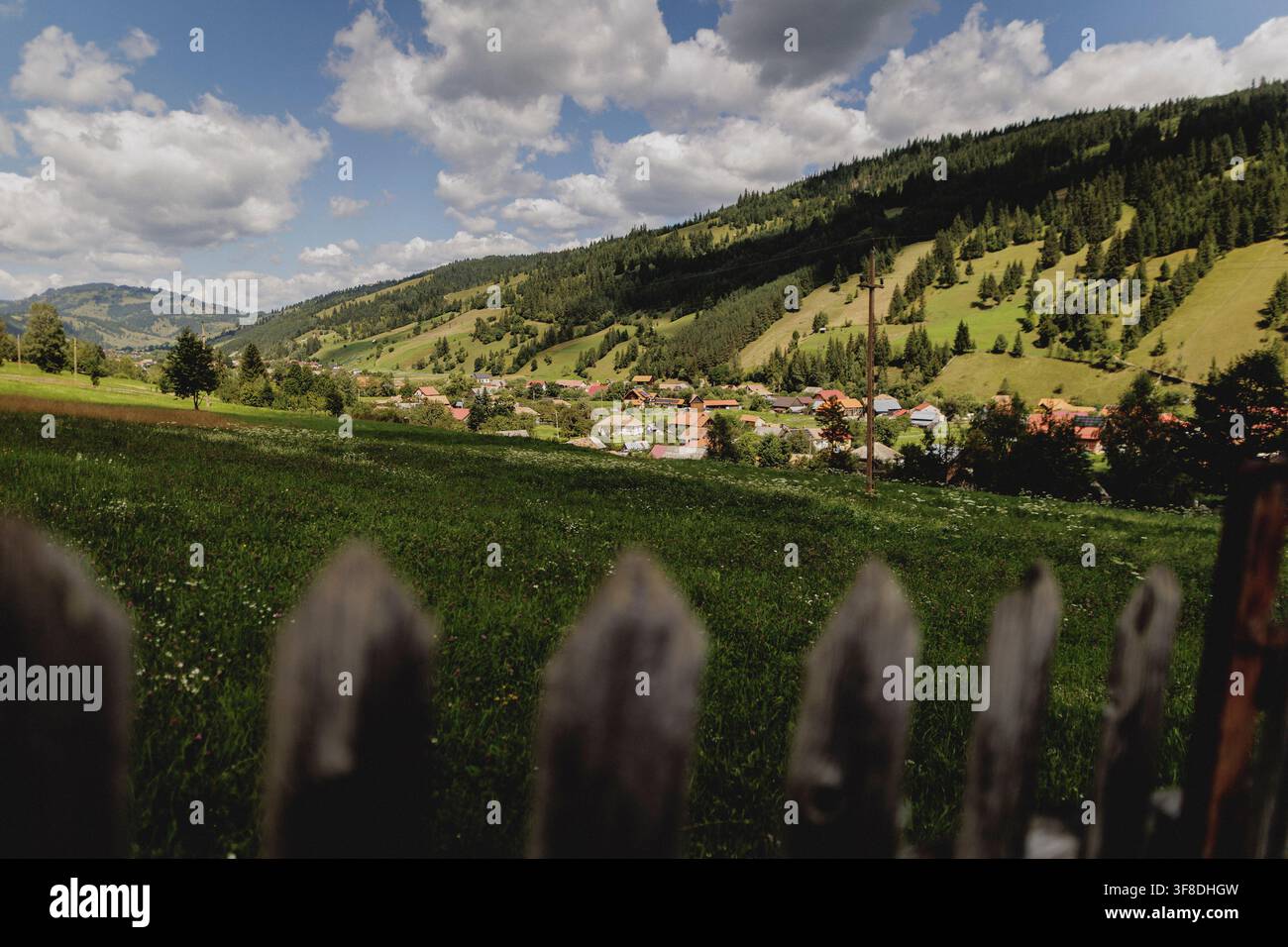 View of the village, taken in Valea Rece, July 29, 2026 Stock Photo - Alamy