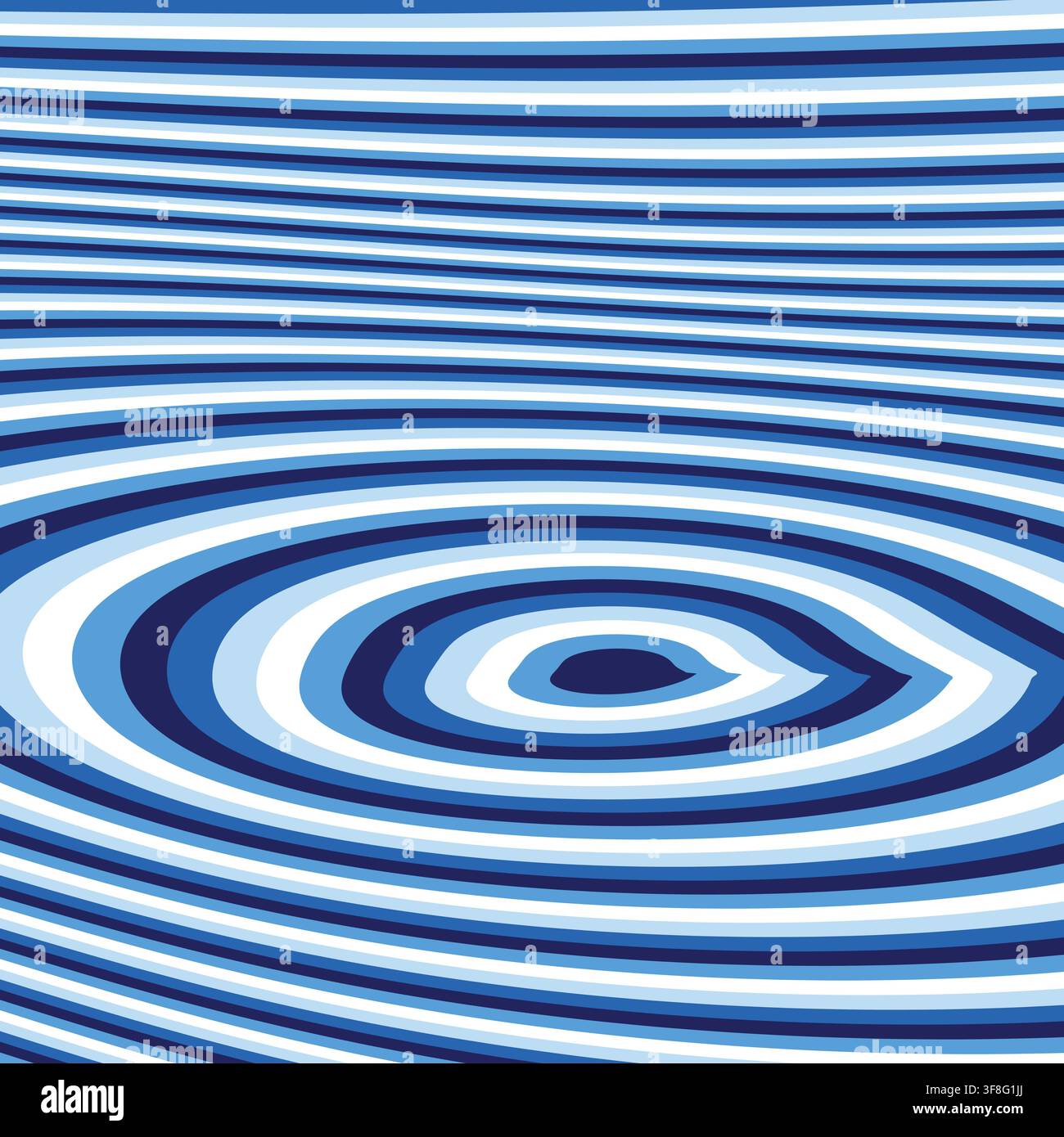 Abstract Blue Water Ripple Wave Pattern Vector Illustration Stock Vector
