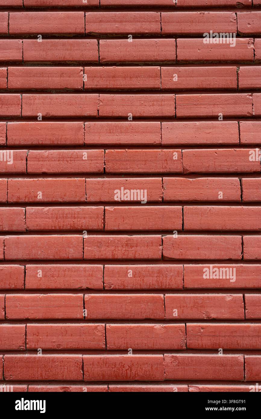 Red Brick Wall Texture Background Pattern Stock Photo