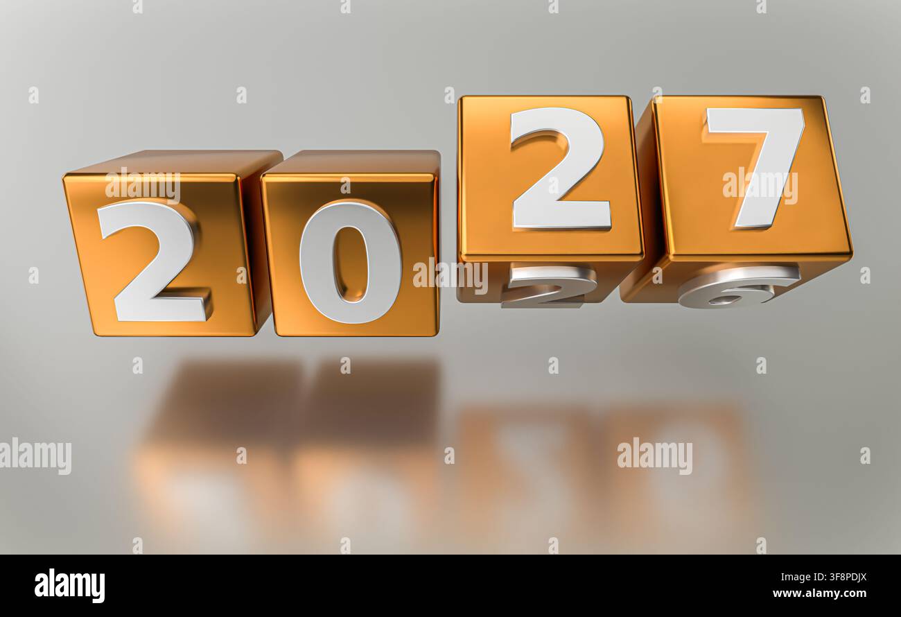 2026 2027 hi-res stock photography and images - Alamy