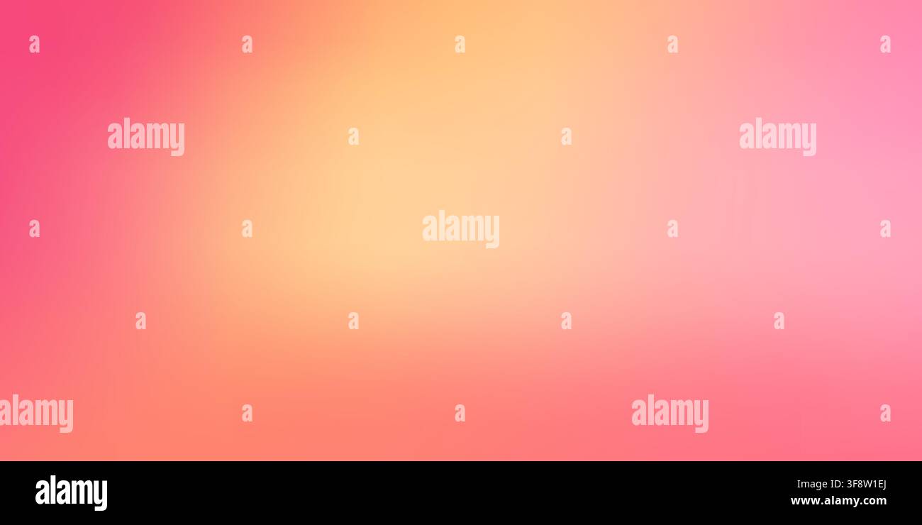 Pink gradient background with soft orange grain texture. Stock Vector