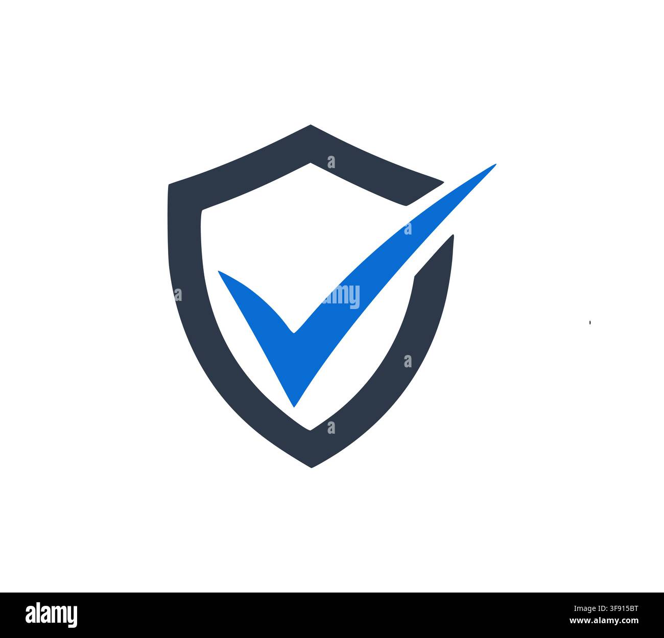 Modern Shield Security Check Mark Logo Design Vector Icon Concept Stock Vector