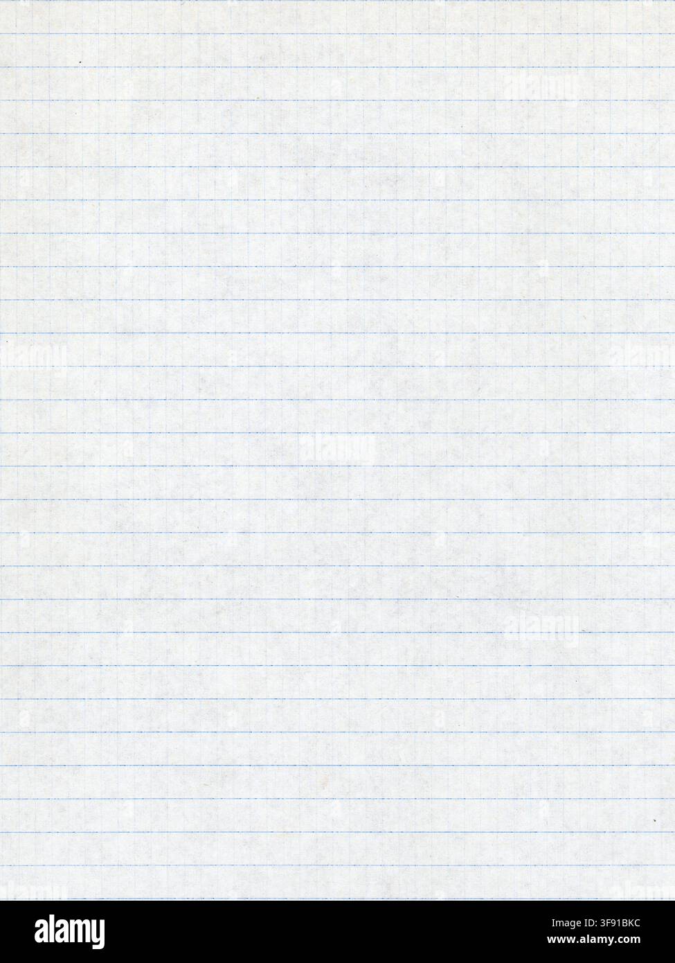 white graph paper texture useful as a background Stock Photo