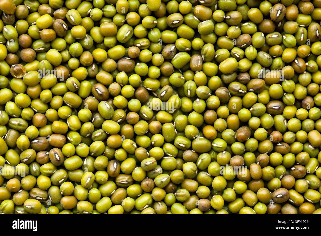Raw Mung Beans Texture Background Macro Stock Photo