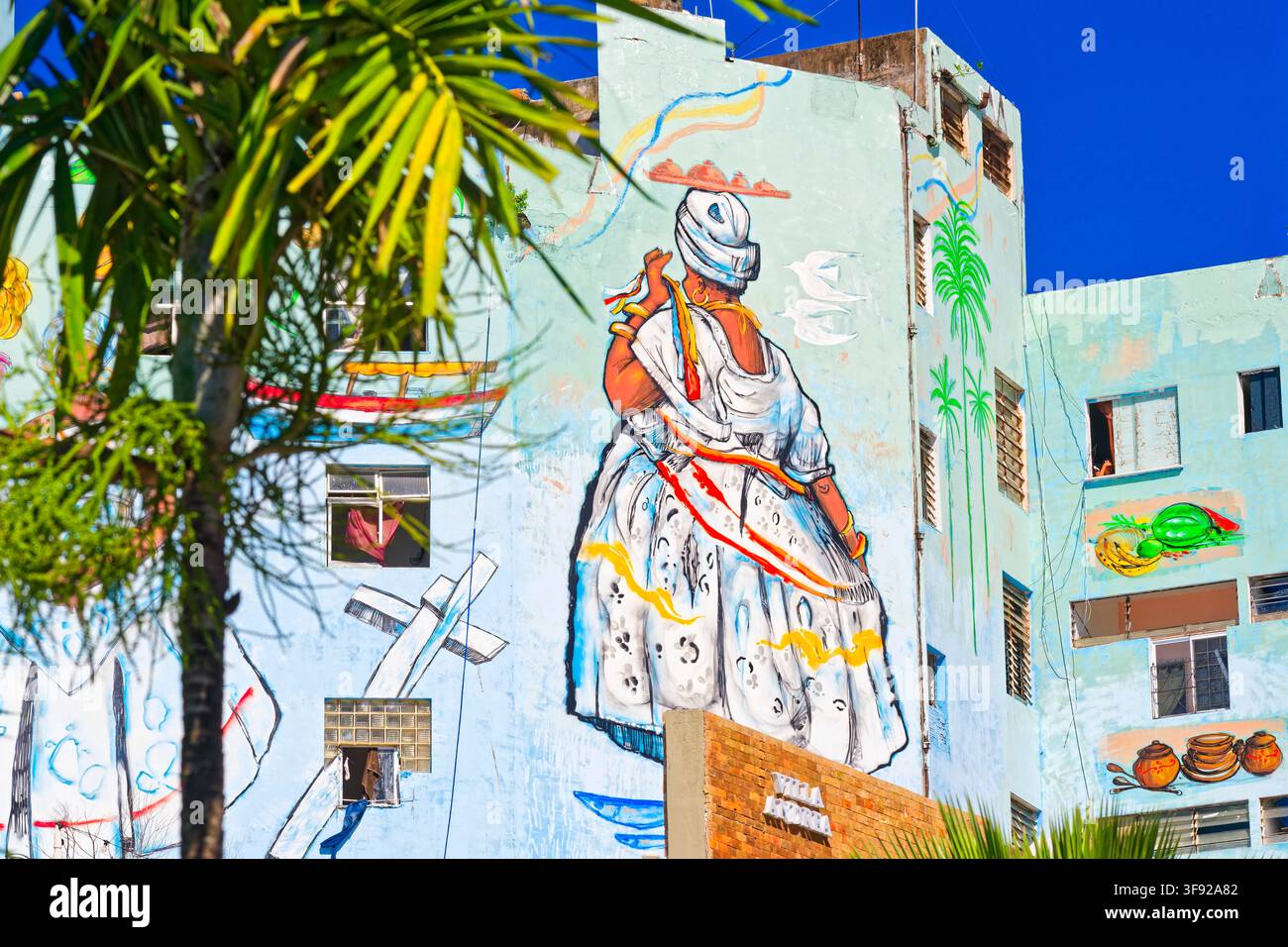 Salvador de bahia brazil painting hi-res stock photography and