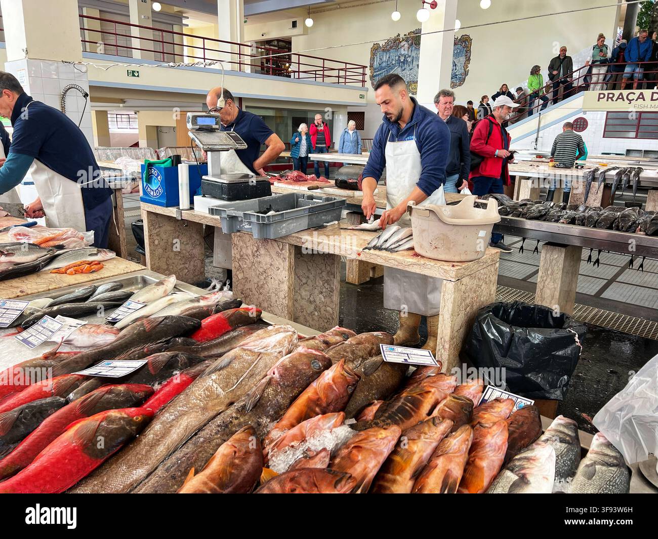 Fish Market In Funchal Portugal - Smartphone Captured Stock Image