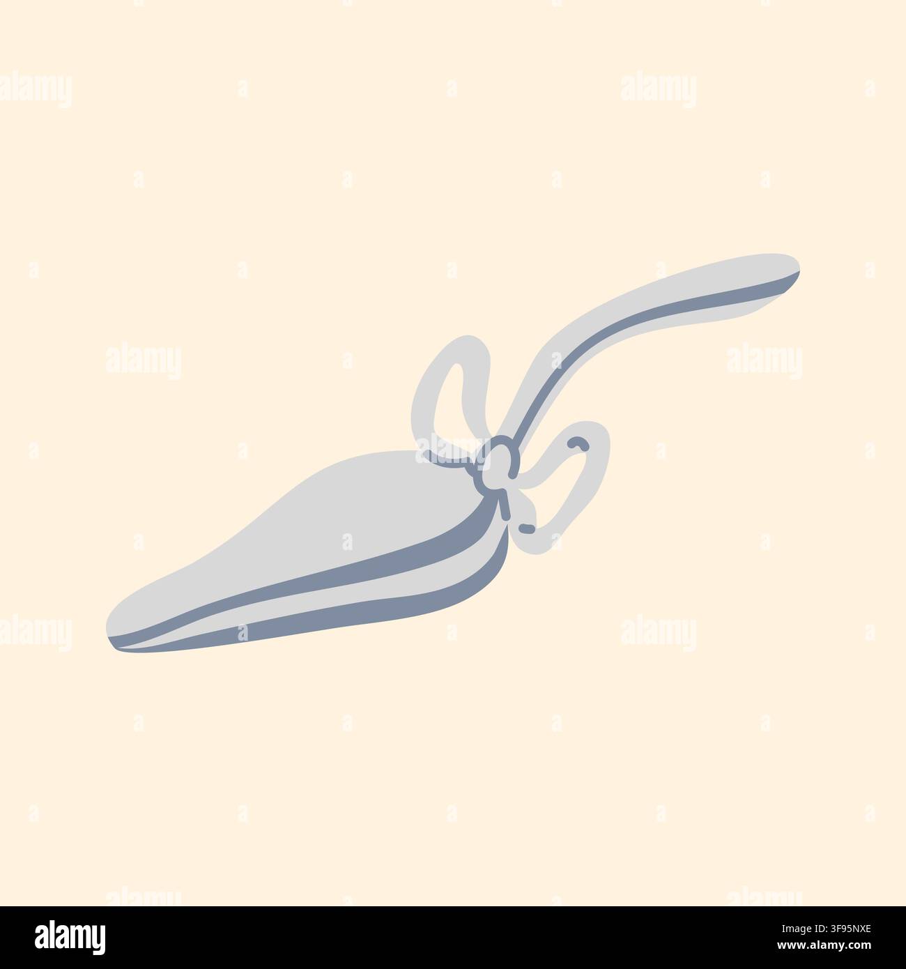 Sewing Needle and Thread Illustration Stock Vector