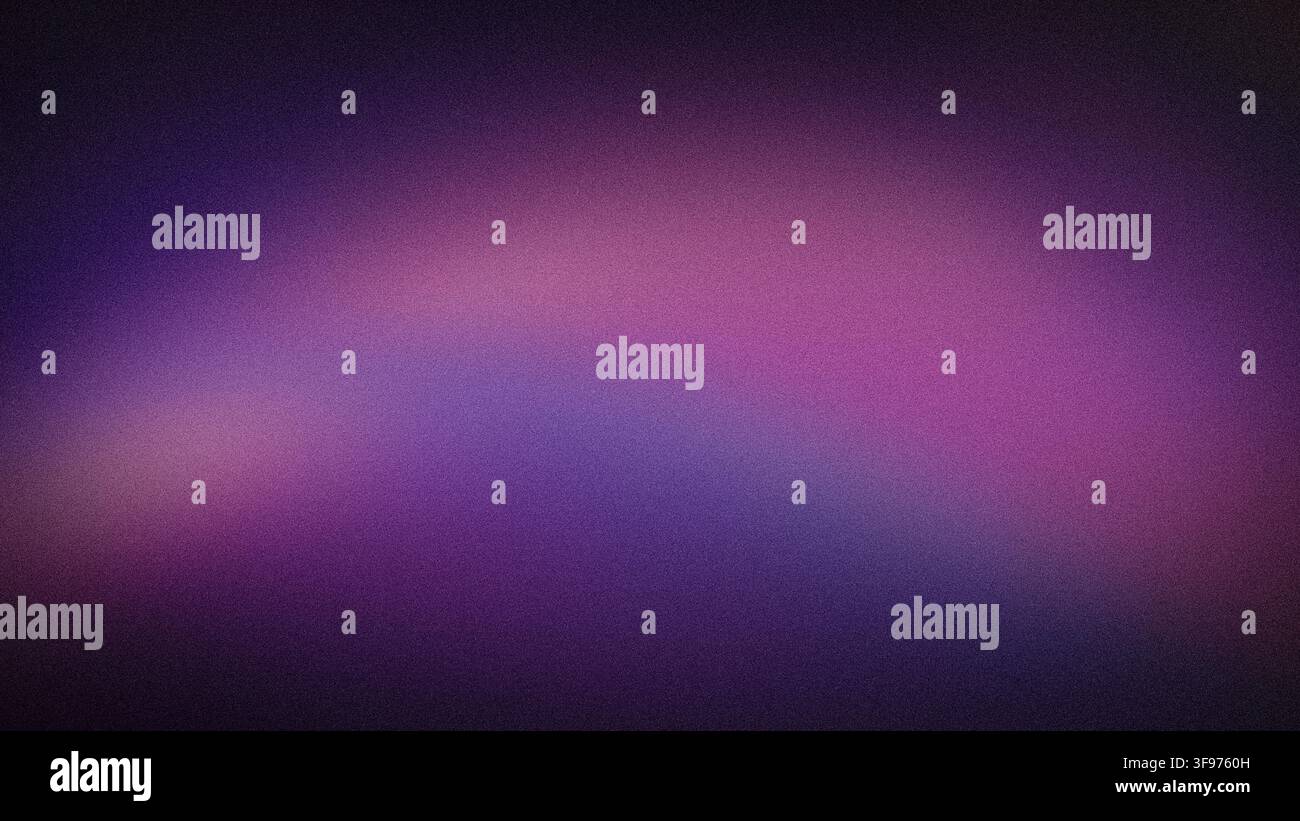 Aesthetic 4K abstract grainy gradient background with dark muted purple pink and blue Stock Photo