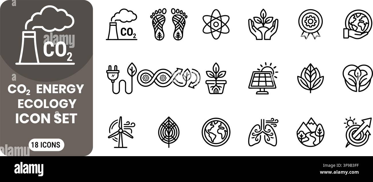 Minimalist Line Web Icon Set Vector Stock Vector