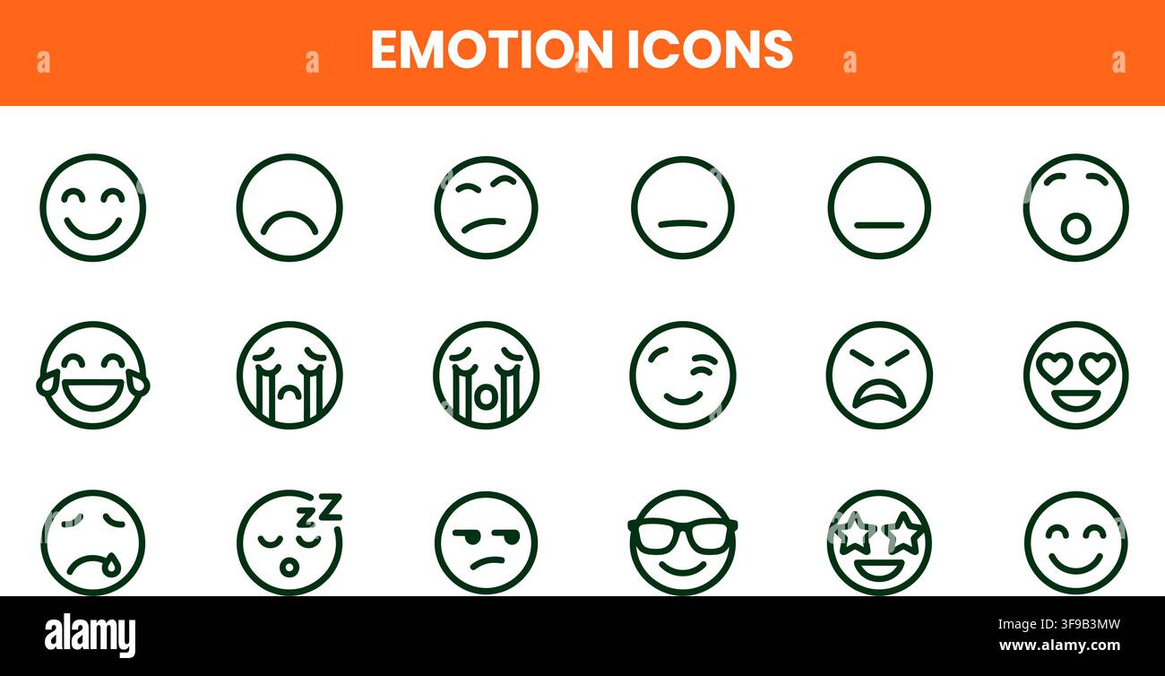 Minimalist Line Web Icon Set Vector Stock Vector