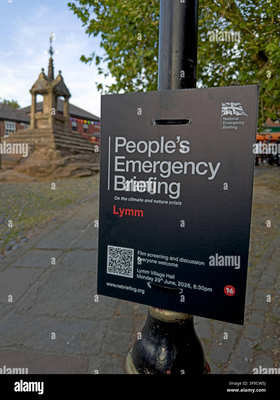Lymm Peoples emergency briefing. Stock Photo