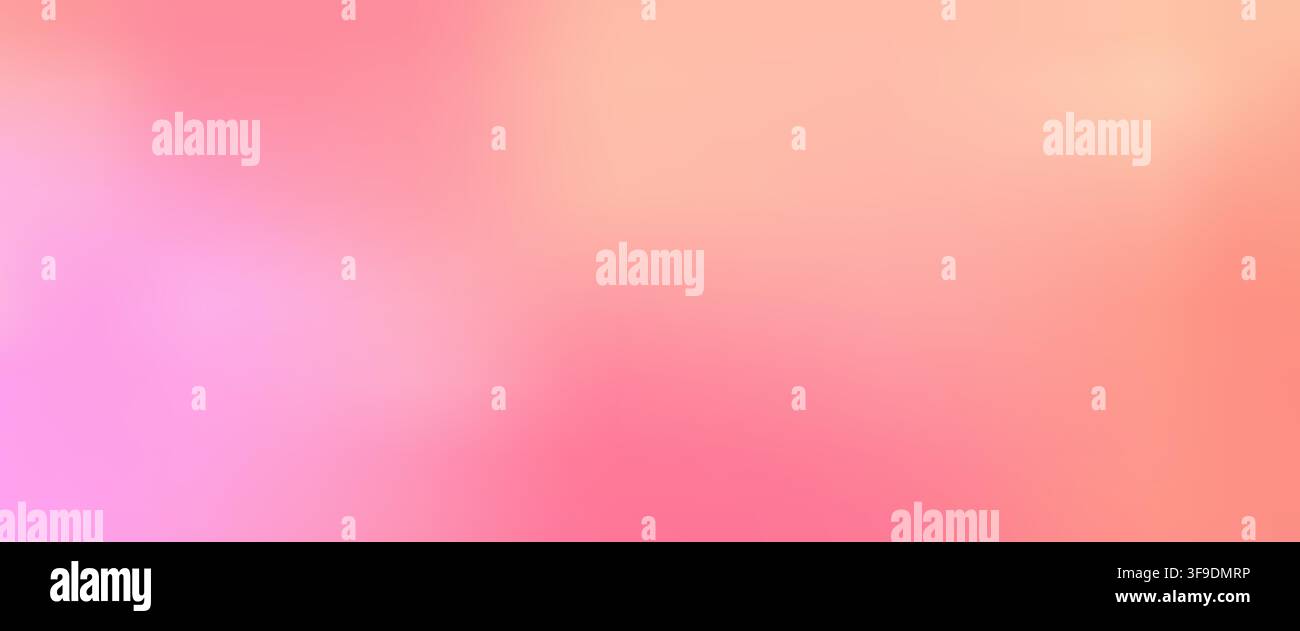 Pink gradient background with soft orange grain texture. Stock Vector