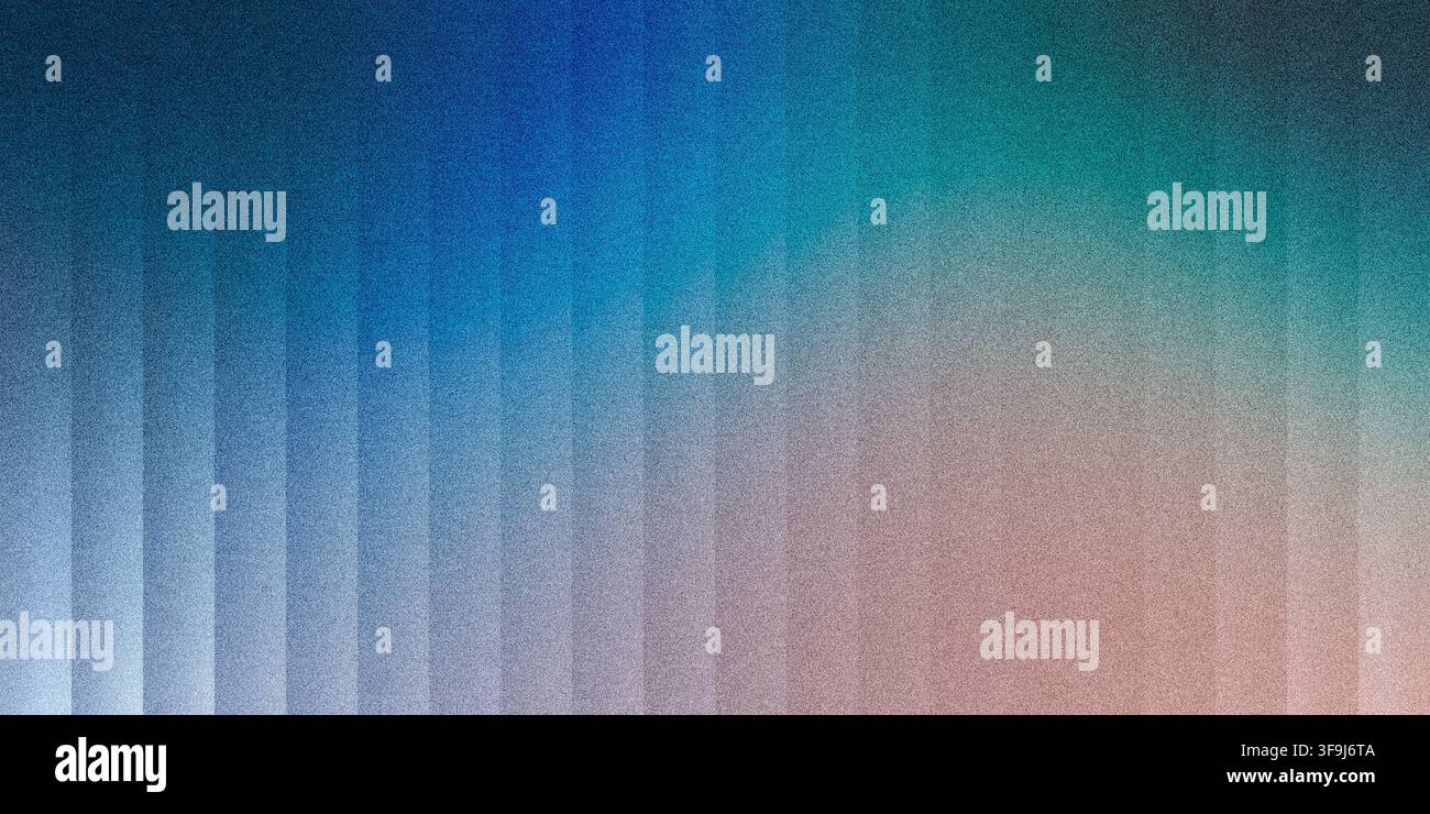 Abstract background showing soft gradient with vertical stripes and noise texture Stock Photo