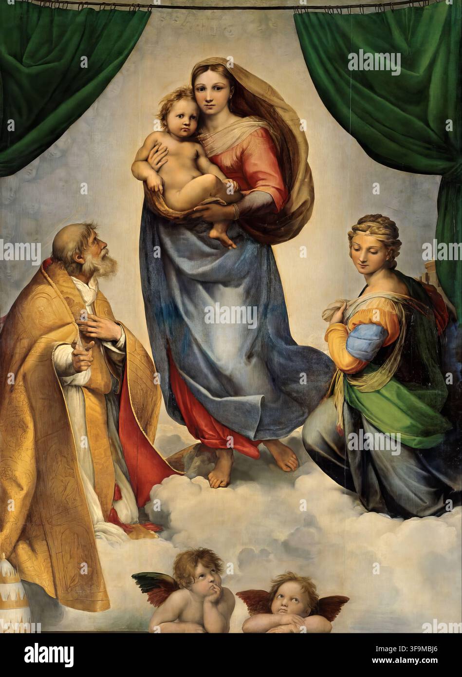 The sistine madonna raphael hi-res stock photography and images