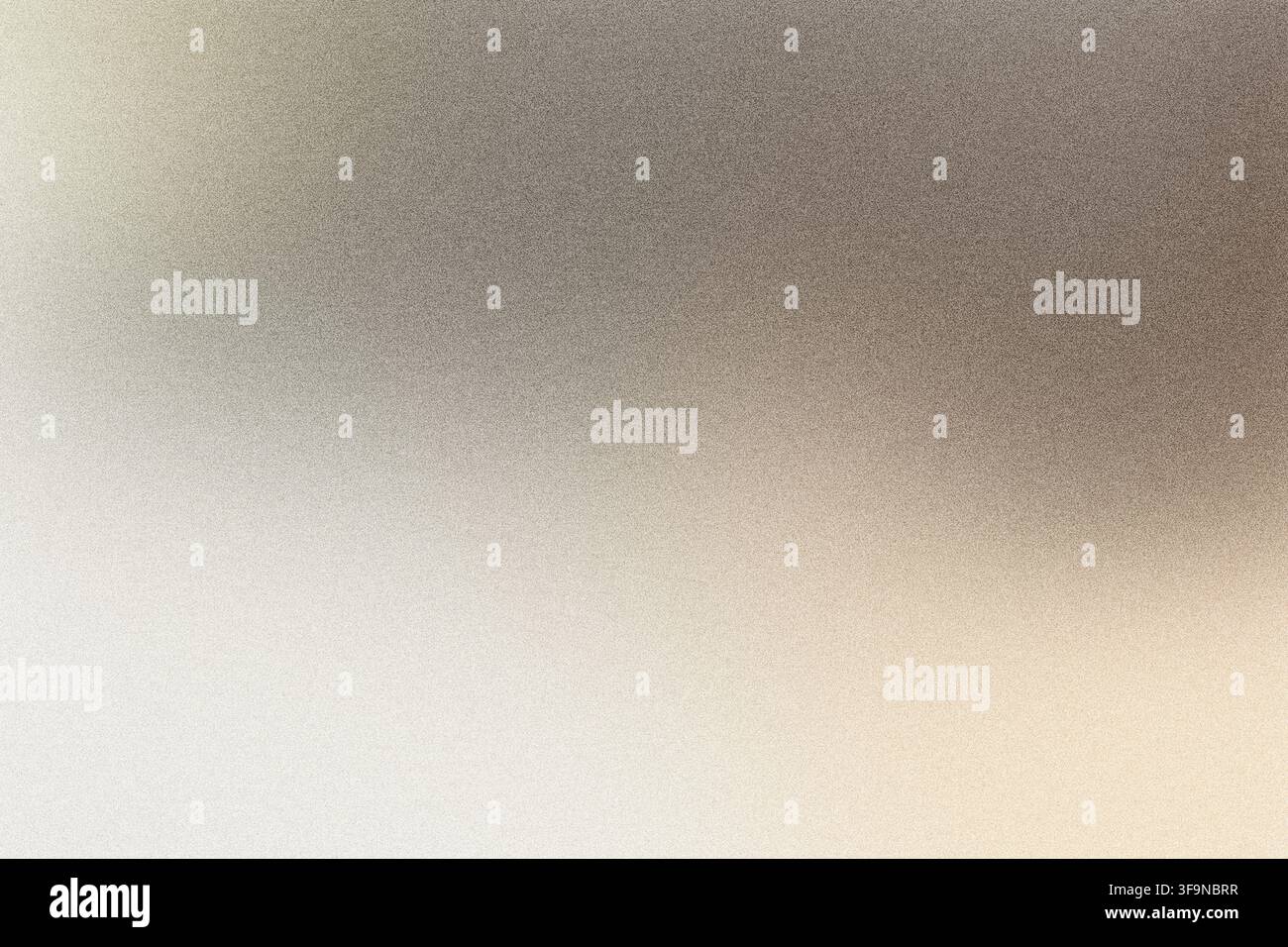 Metallic surface displaying gradient from silver to copper with fine grain texture Stock Photo
