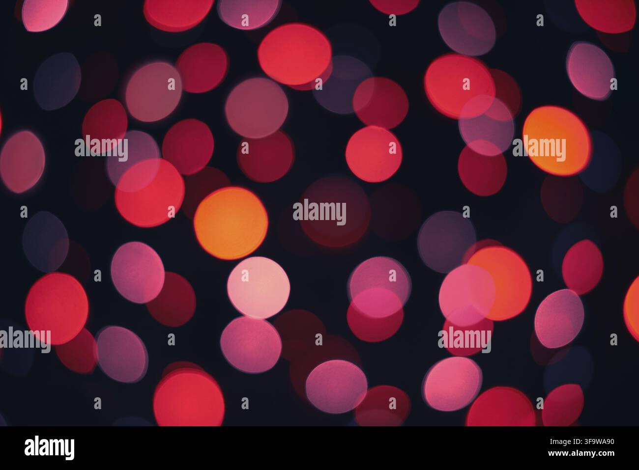 Multicolored night bokeh as background Stock Photo