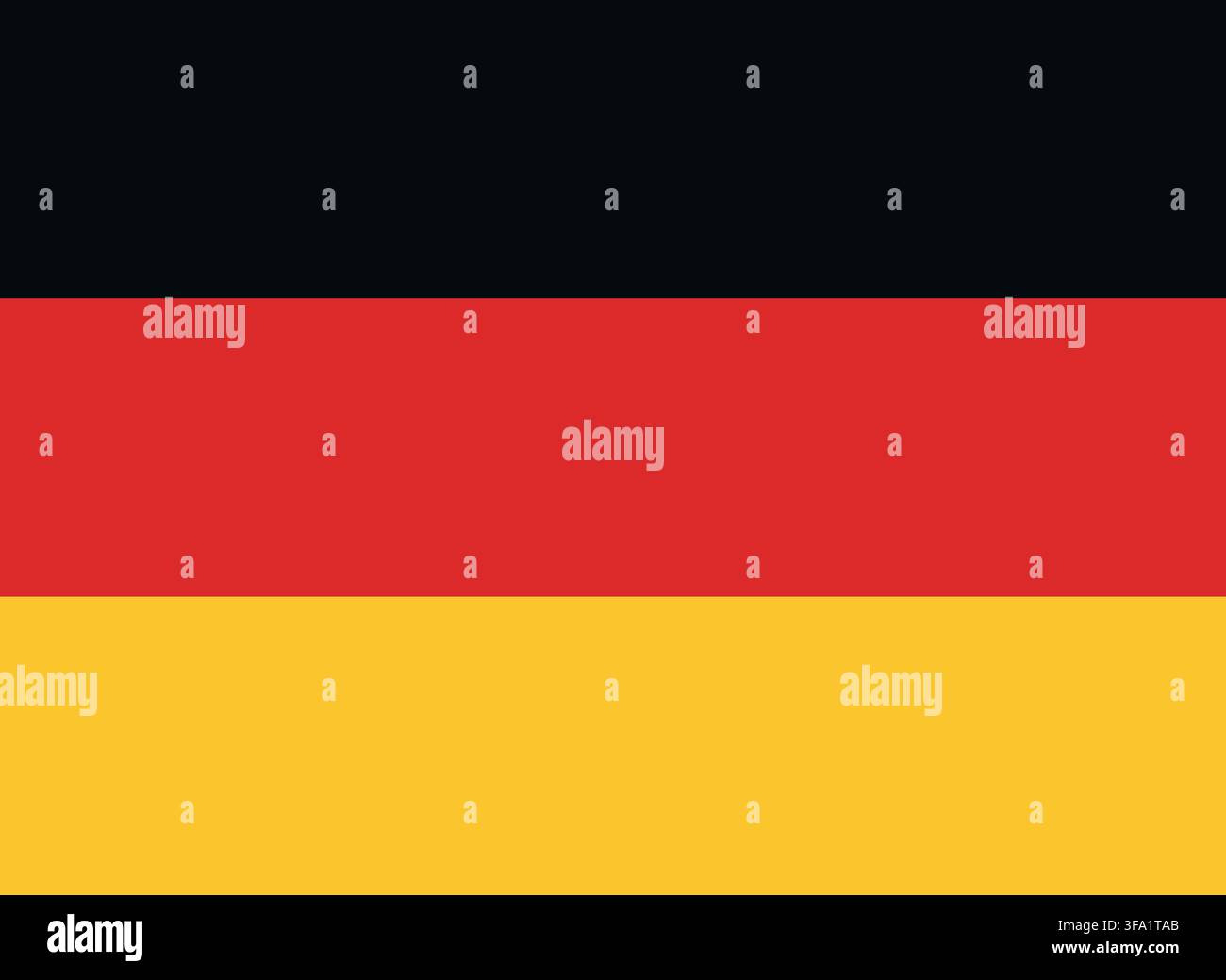 National Flag of Germany Stock Vector