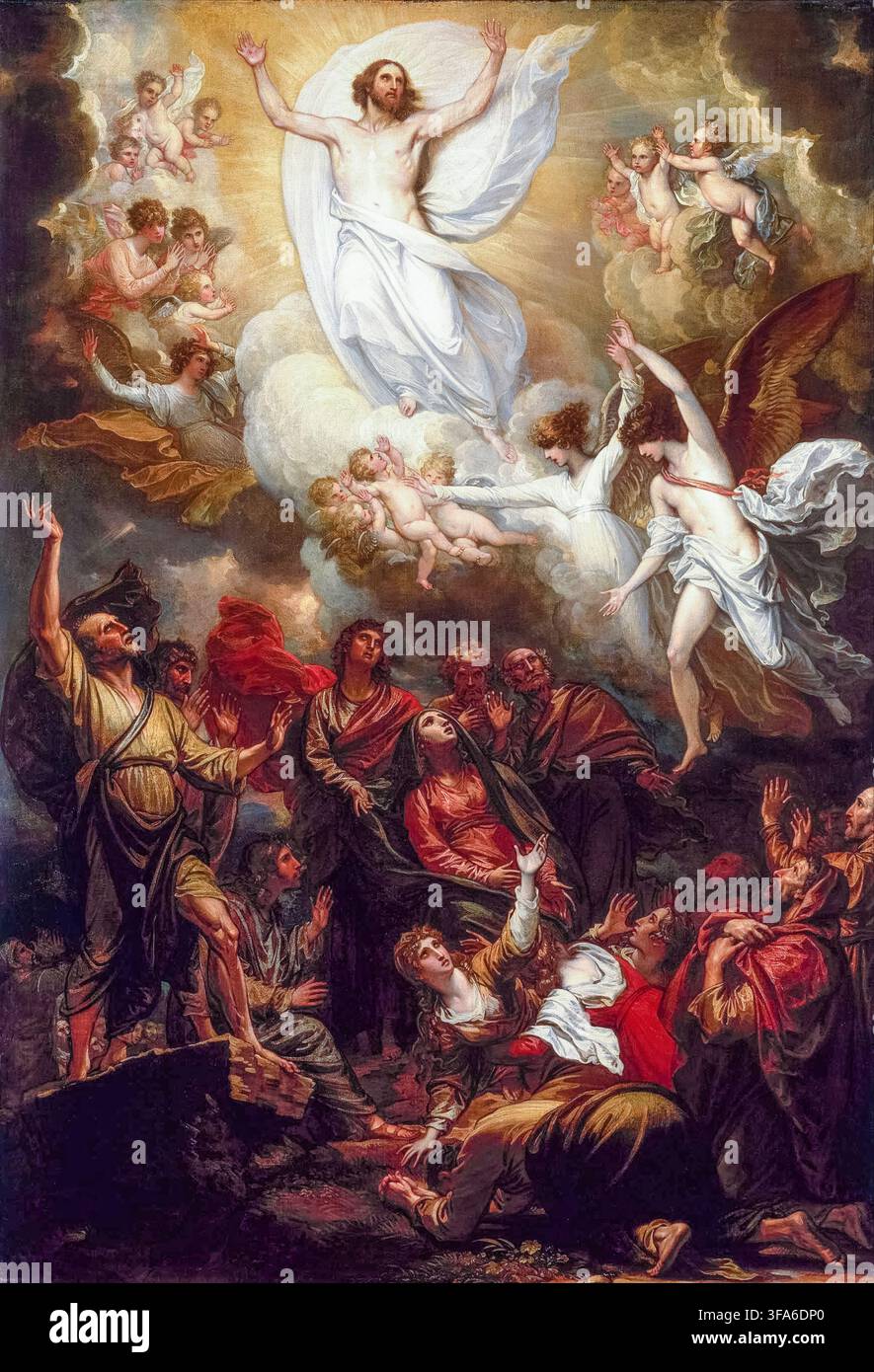 The Ascension by Benjamin West, 1801 Stock Photo - Alamy