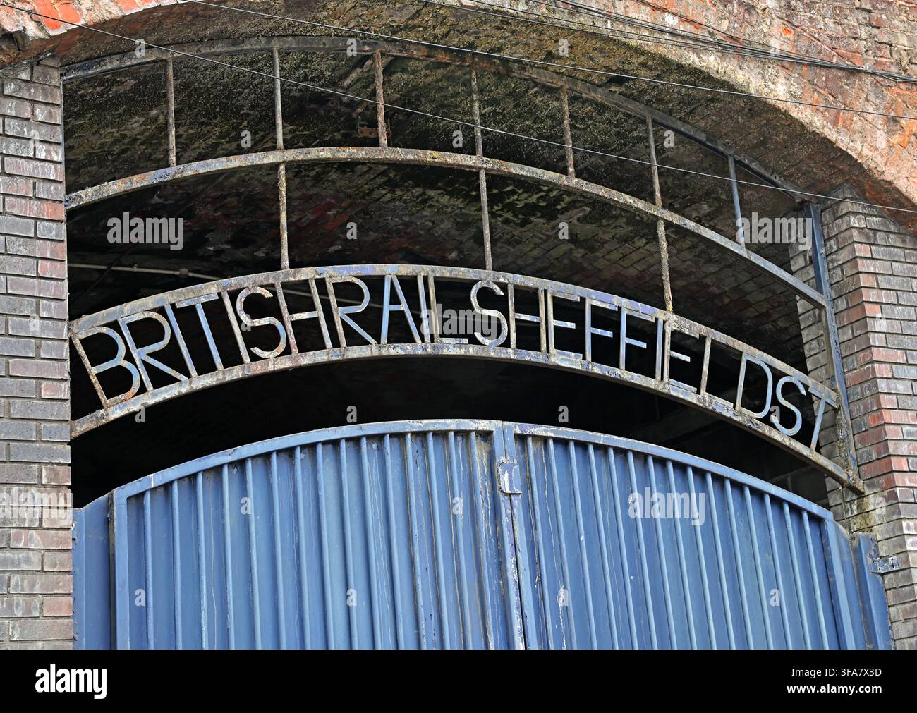 British Rail Sheffield St Manchester Stock Photo