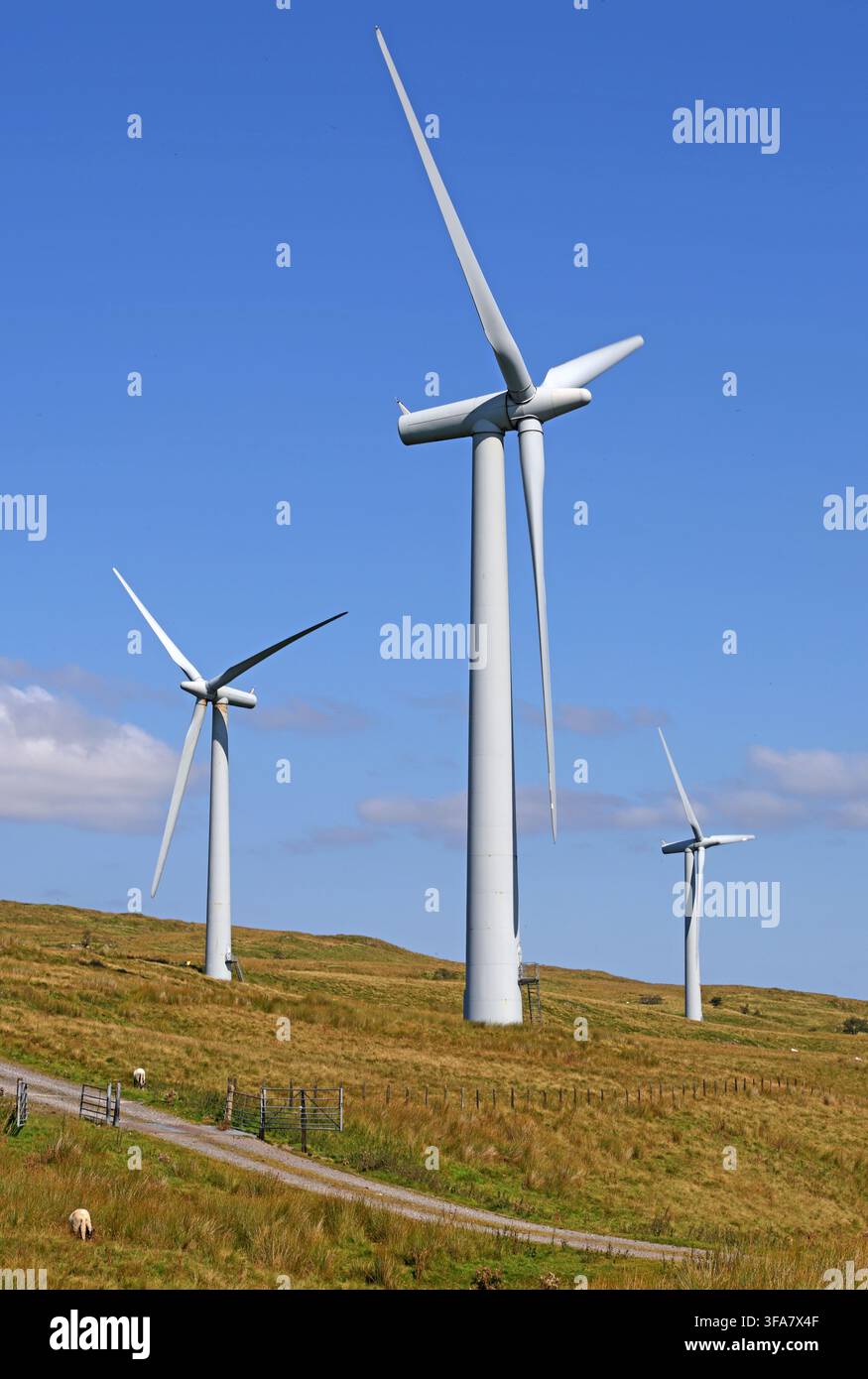 Lambrigg Windfarm Ventient Energy. Stock Photo