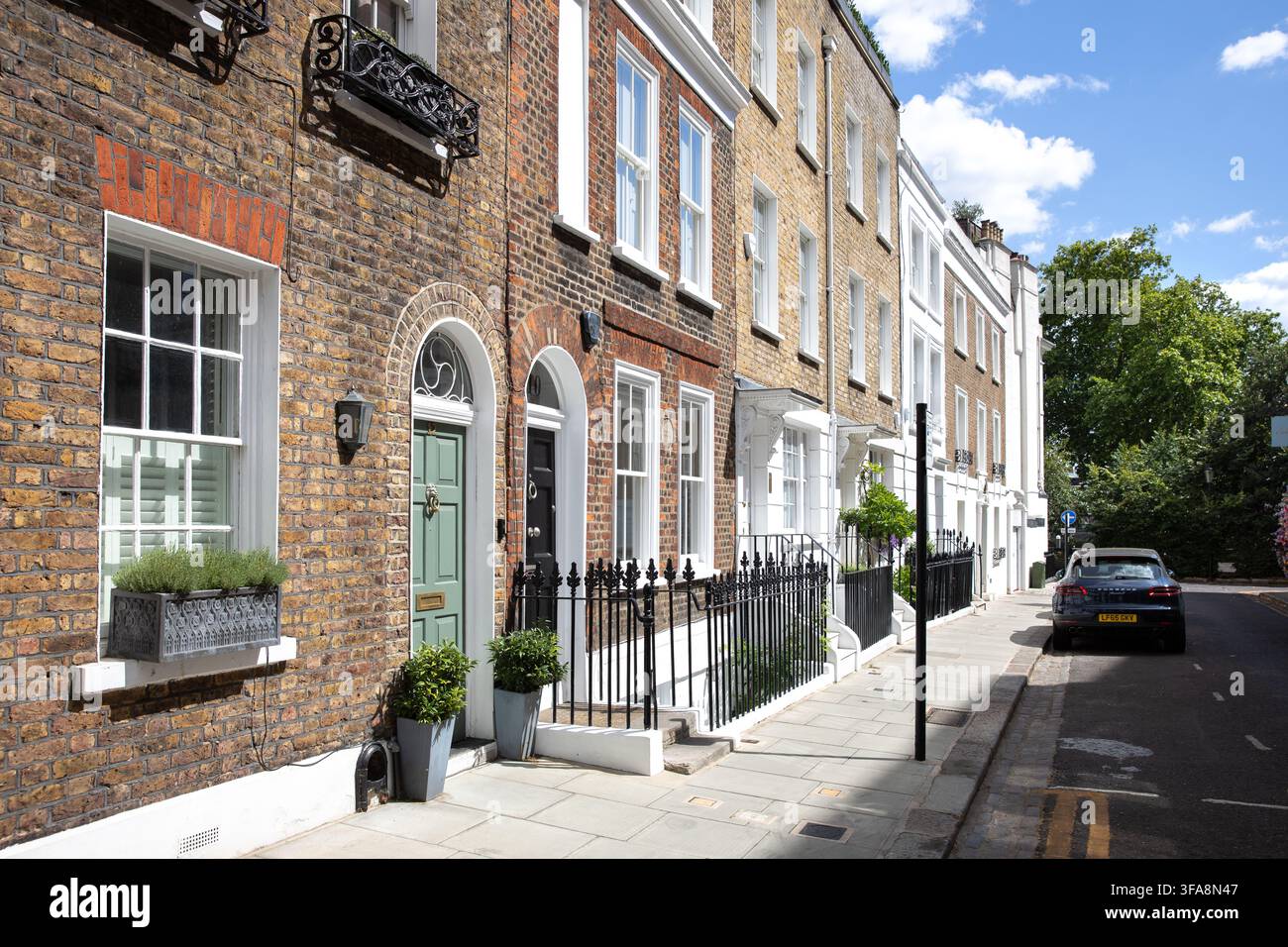 Houses in Chelsea, London, UK Stock Photo