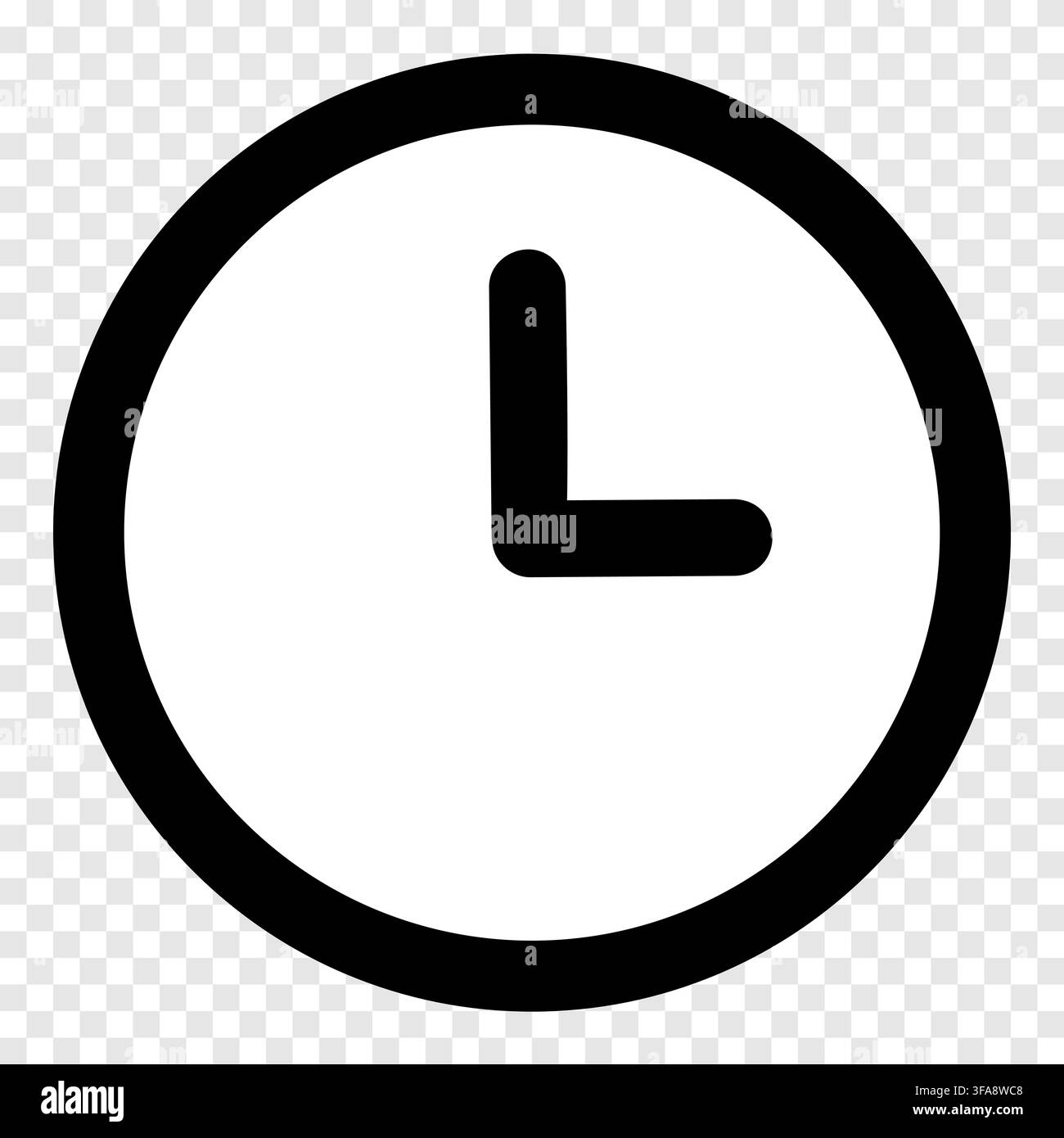 Time Management Clock Settings Icon Stock Vector Clock icon. Icon for clock, time, work hours, alarm clock, schedule. Stock Vector