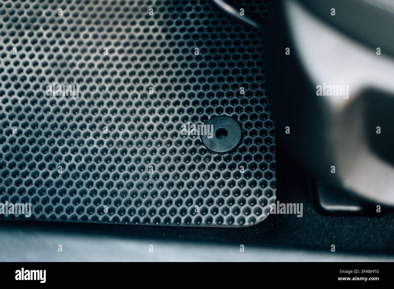 Rubber mat in the car Stock Photo