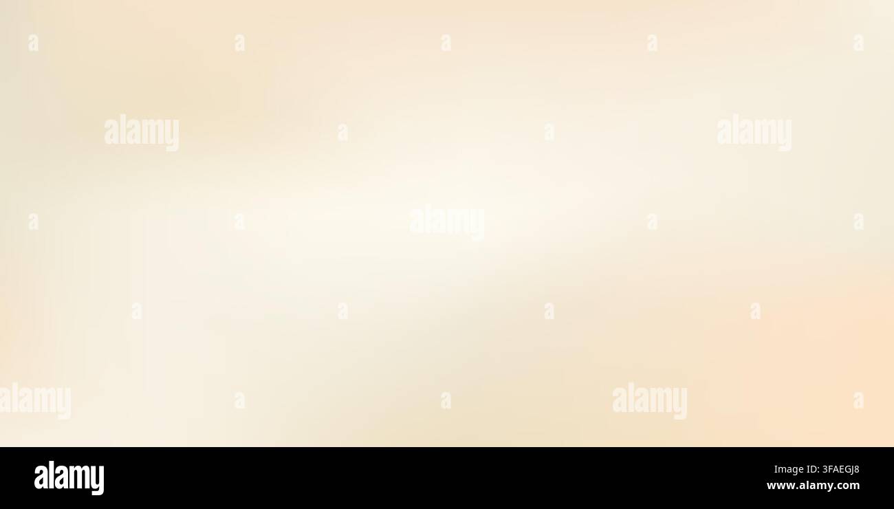 Soft pastel and warm cream champagne gradient Stock Vector