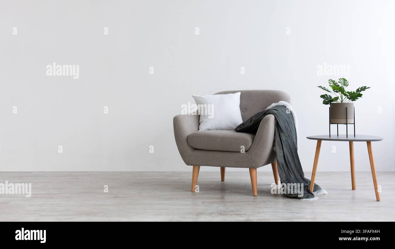 Ideas for modern minimal home interior design Stock Photo