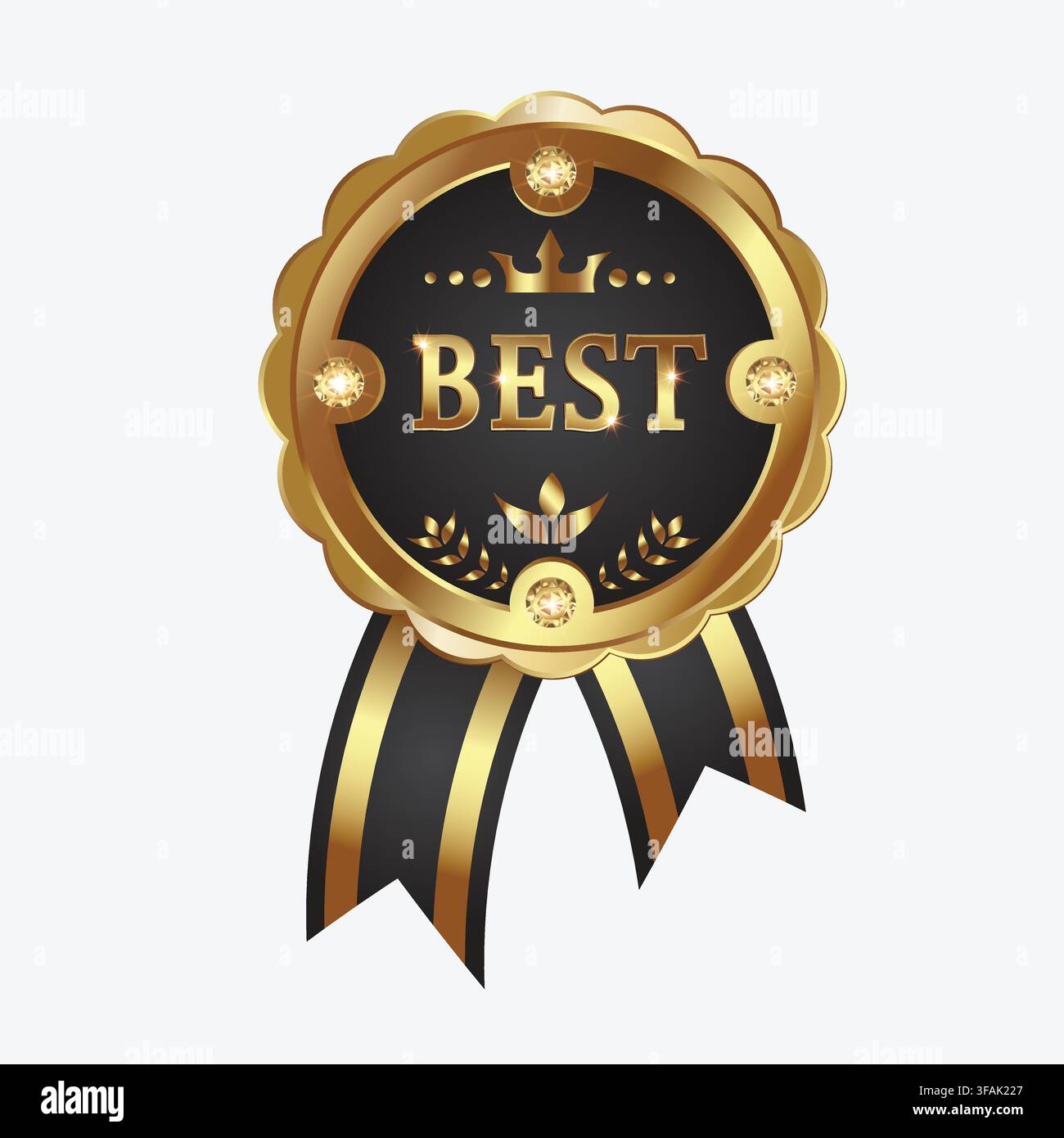 Premium quality diamond ribbon badge hi-res stock photography and ...