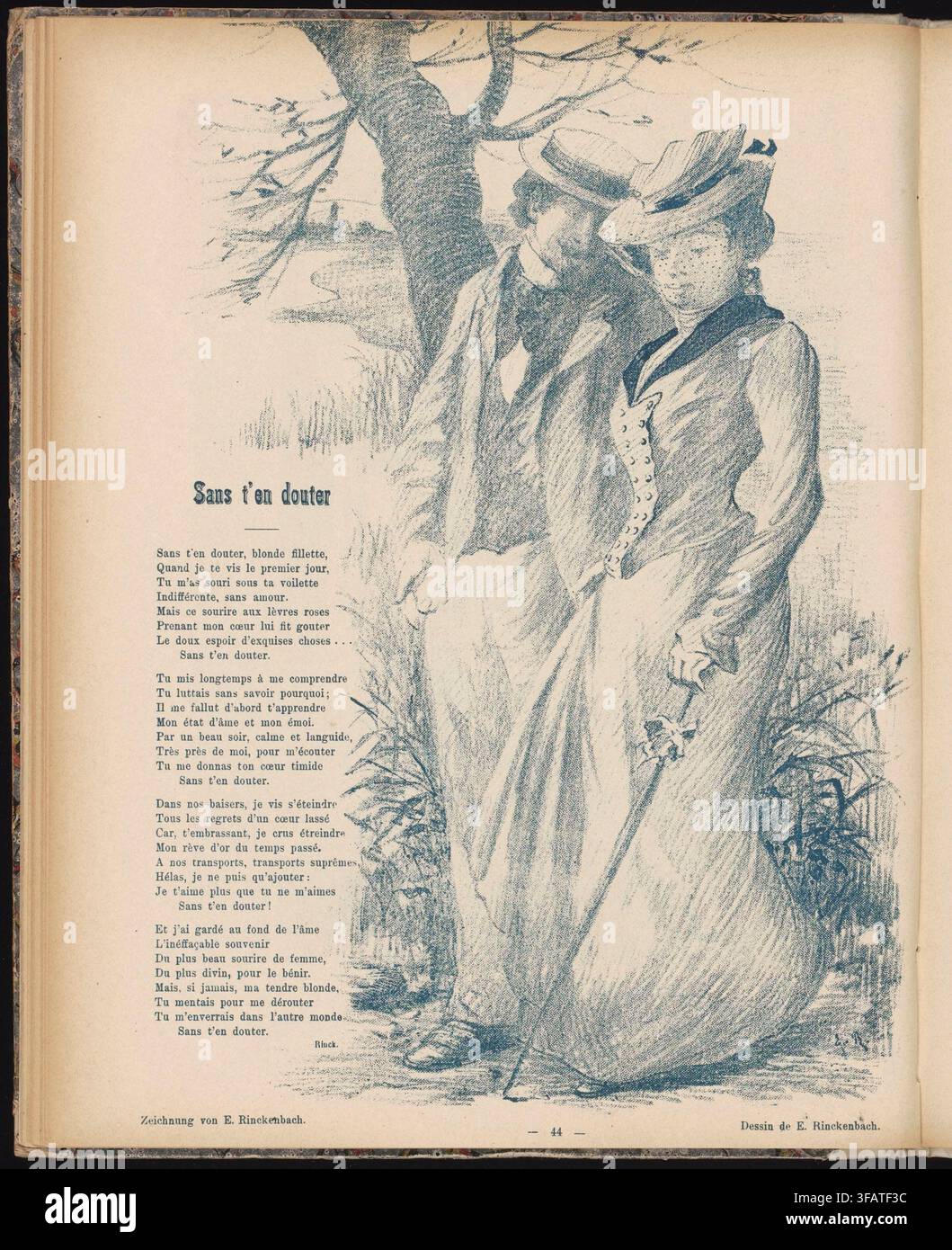 E rinckenbach drawing hi-res stock photography and images - Alamy