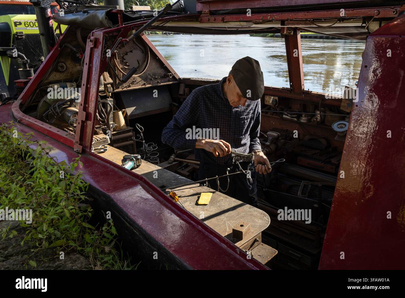 Brian Greaves, Blacksmith Stock Photo