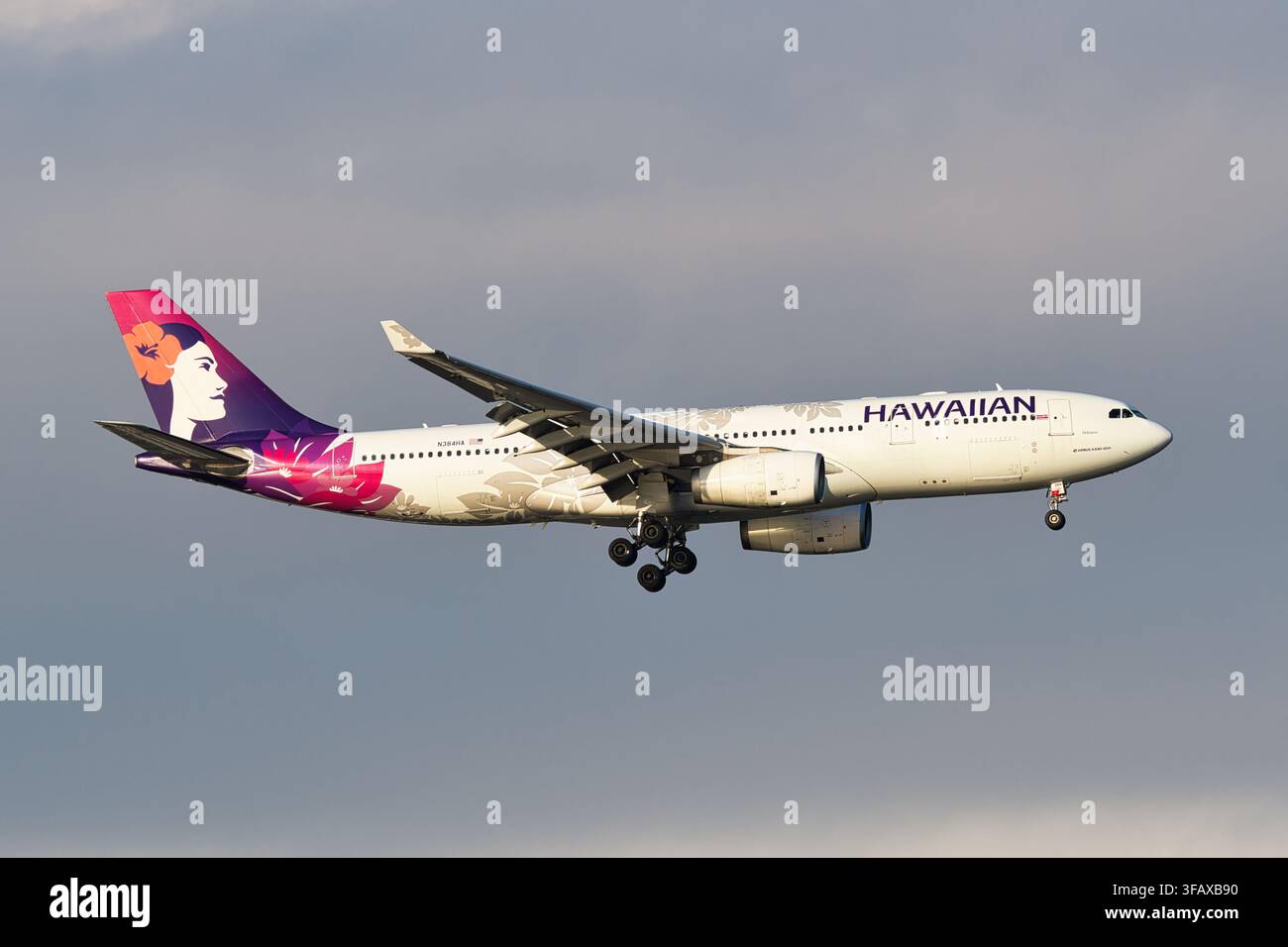 Hawaiian airlines airbus a330 200 hi-res stock photography and