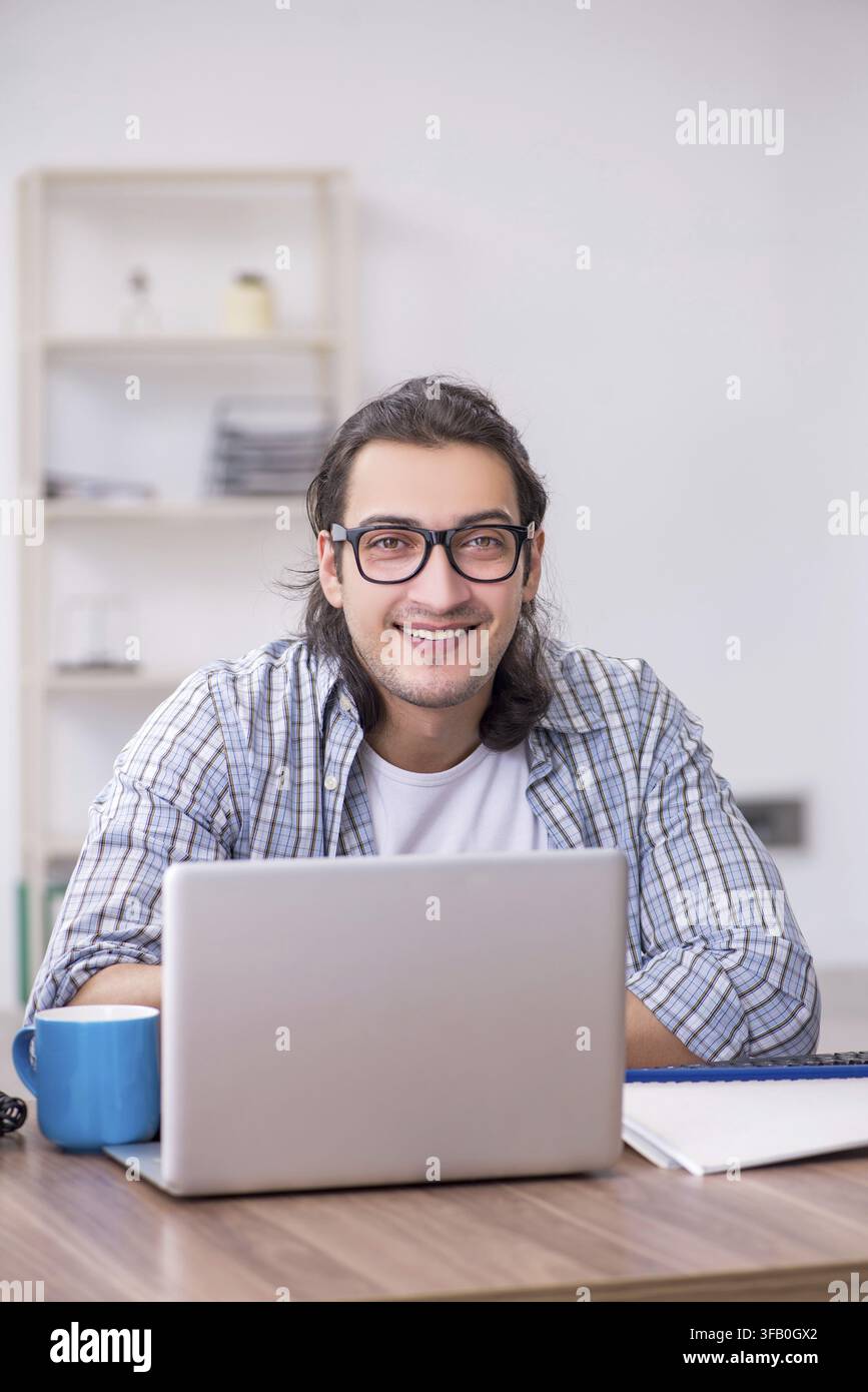 Male IT specialist working in office Stock Photo