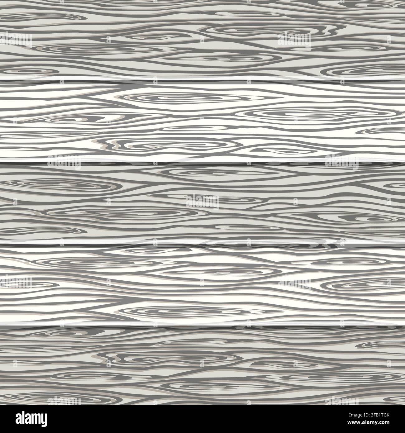 White Wooden Board Texture. Vector background illustration. Stock Vector