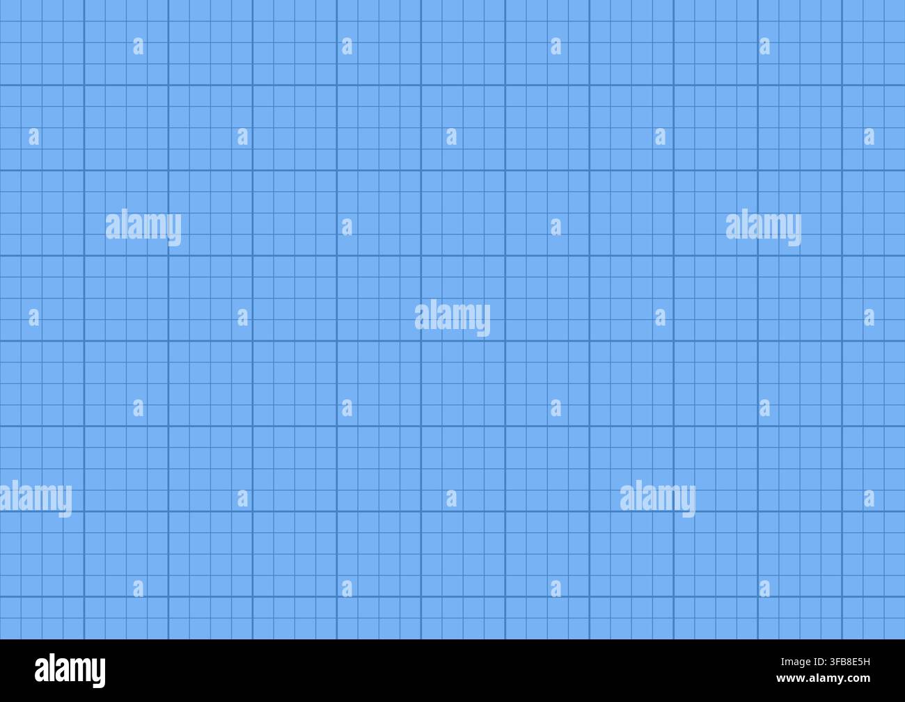 Millimeter graph print for blueprint background. Stock Vector