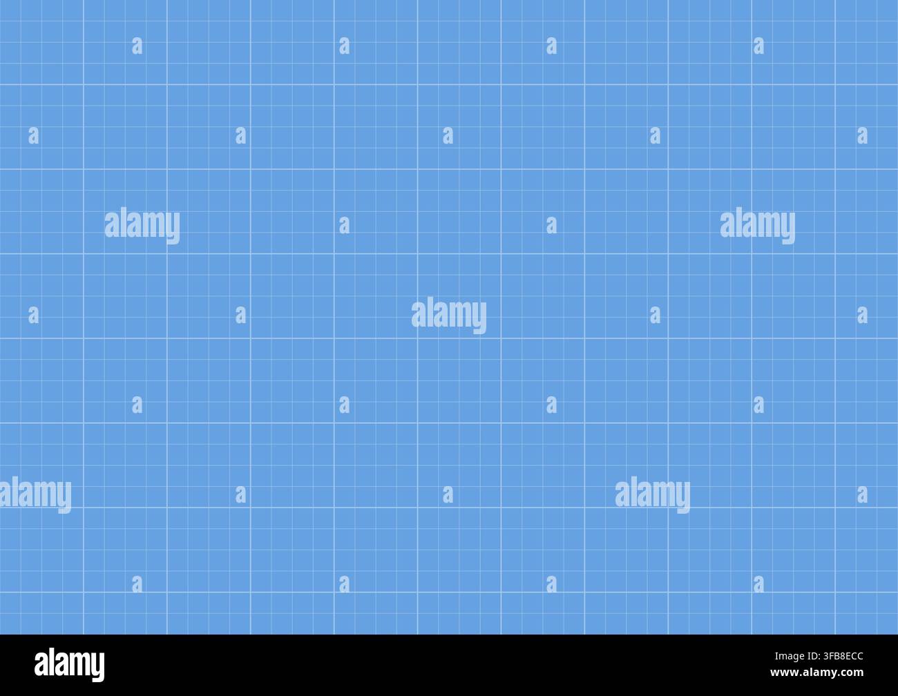 Millimeter graph for blueprint paper. Stock Vector