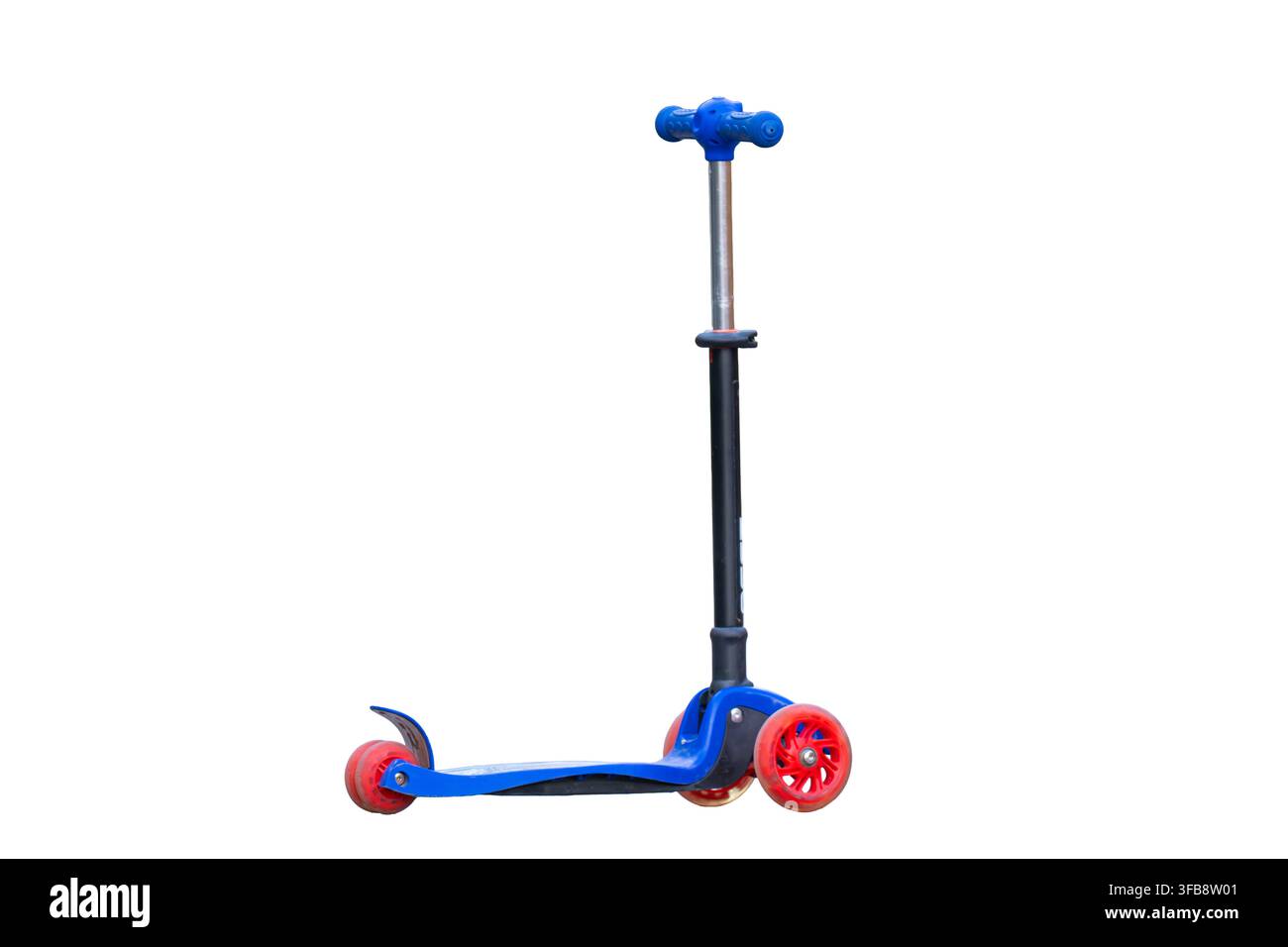 Children's scooter isolated on white background Stock Photo