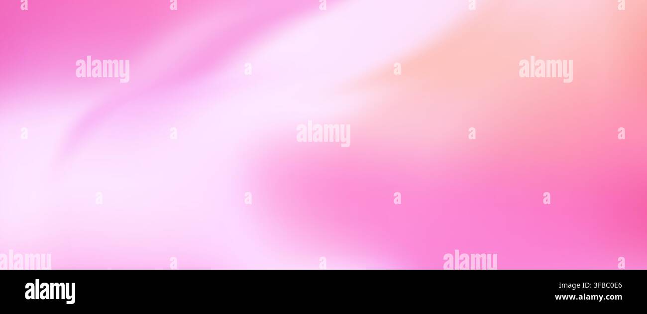Abstract blurred peach and pink gradient background with soft orange grain texture. Stock Vector