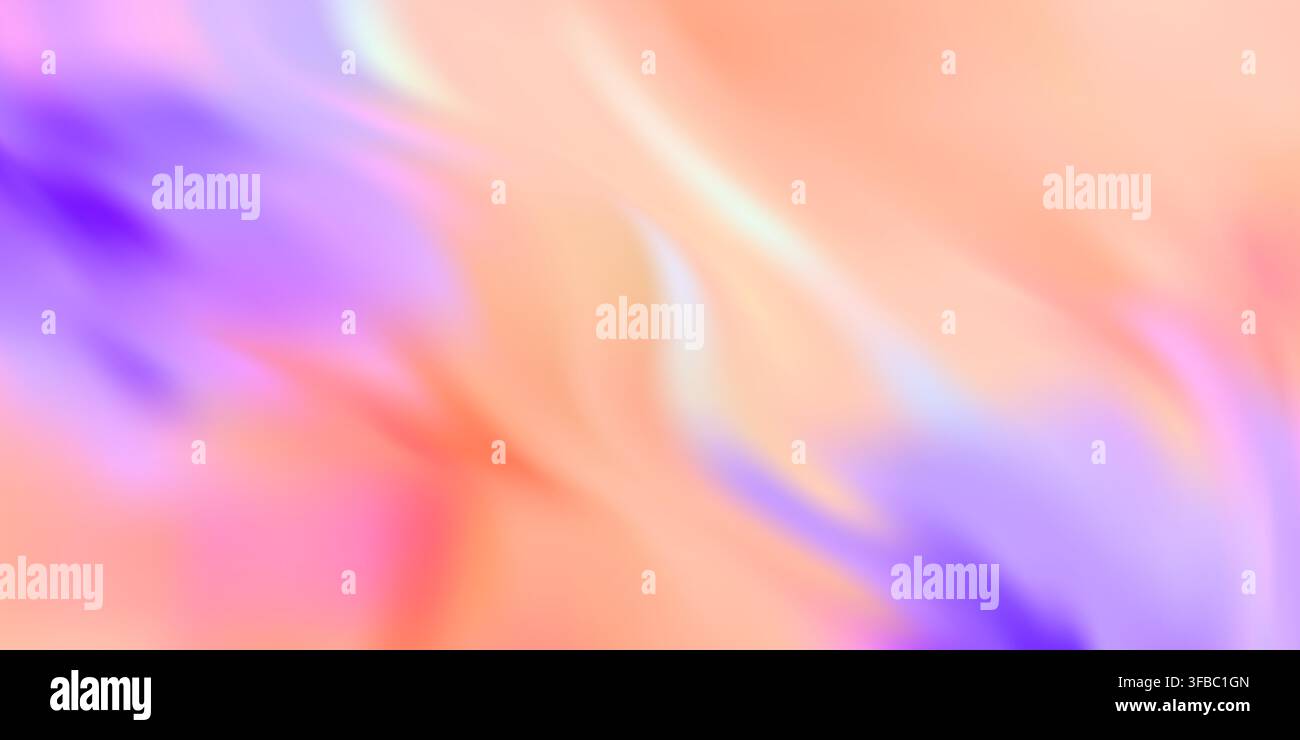 Abstract blurred peach and pink gradient background with soft orange grain texture. Stock Vector